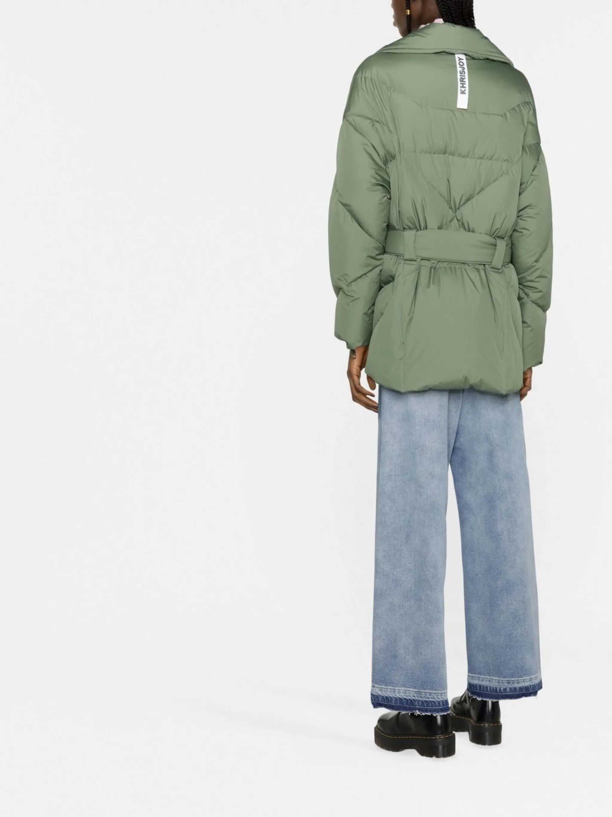 New Iconic belted puffer jacket