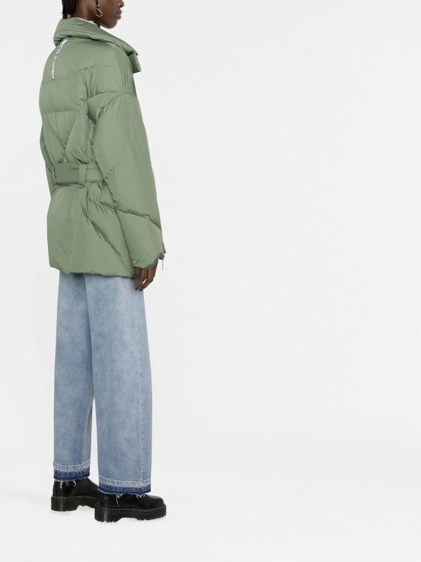 New Iconic belted puffer jacket