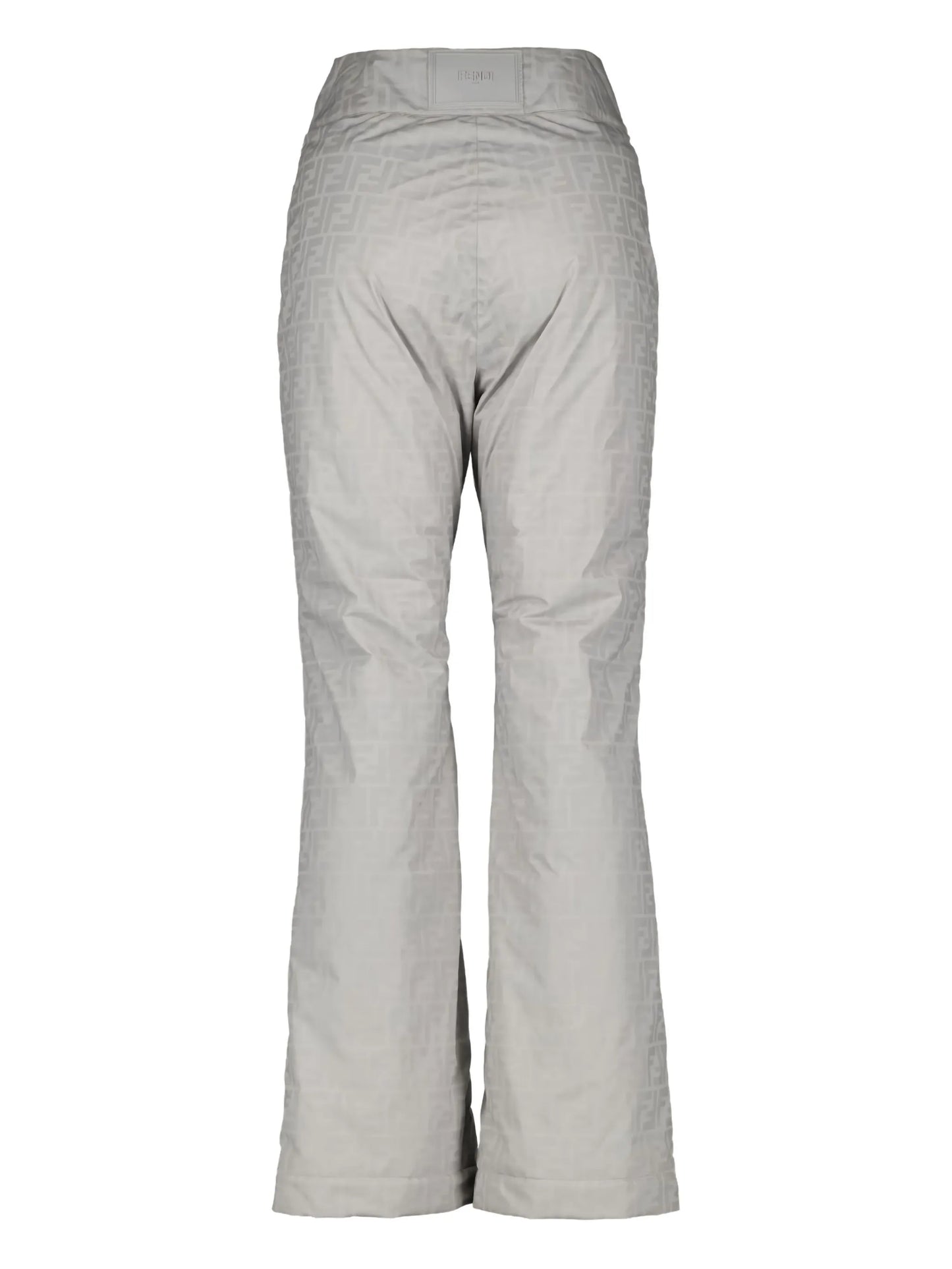 logo-jacquard ski trousers