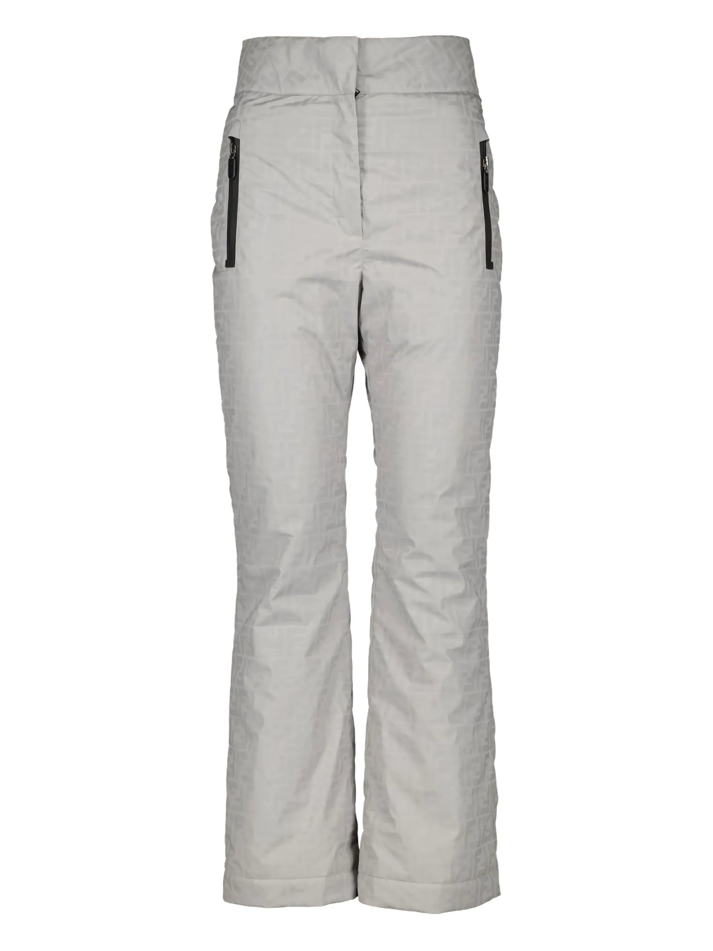 logo-jacquard ski trousers