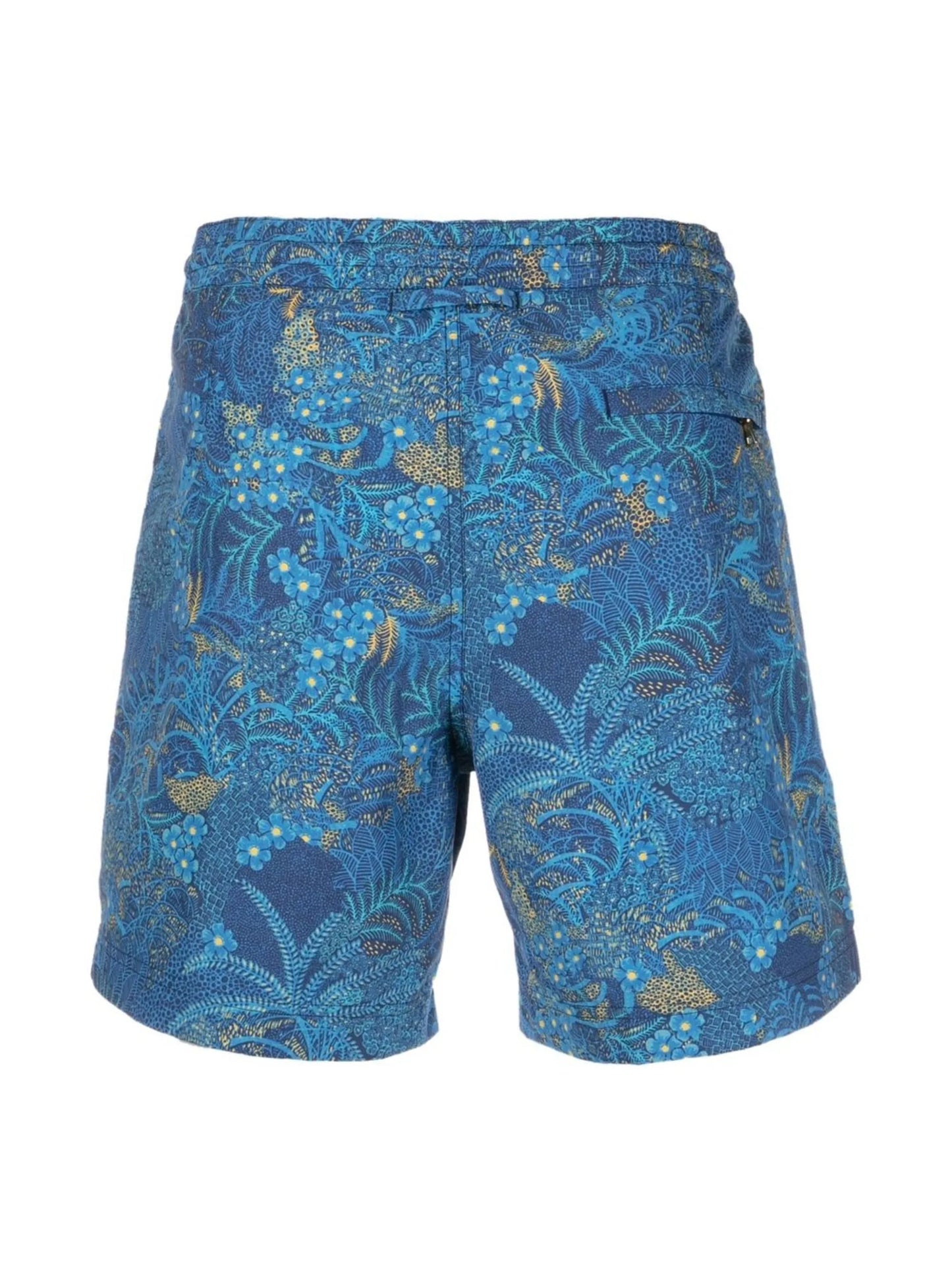 all-over tropical-print swim shorts