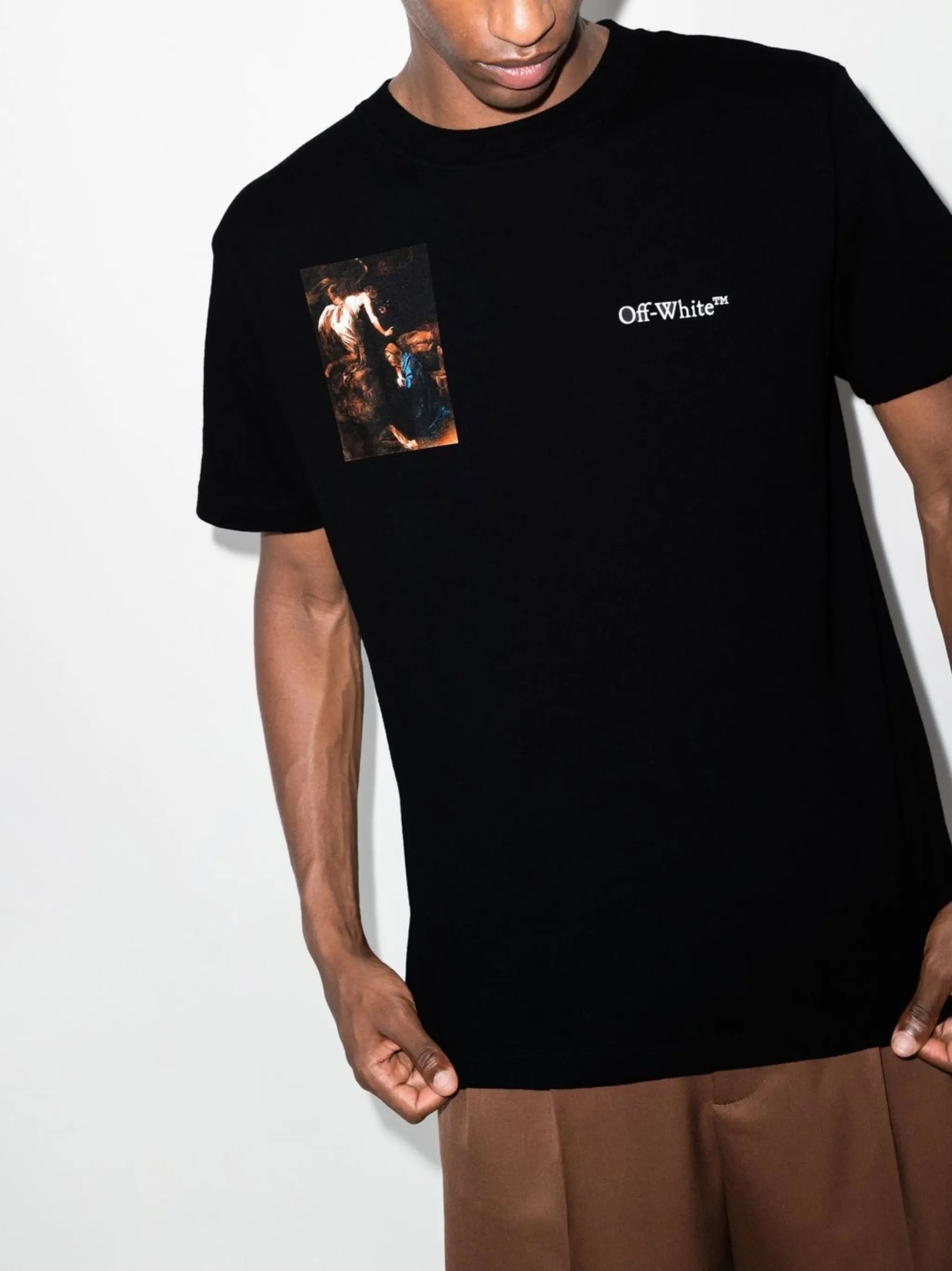 Caravaggio Lute logo-print T-shirt