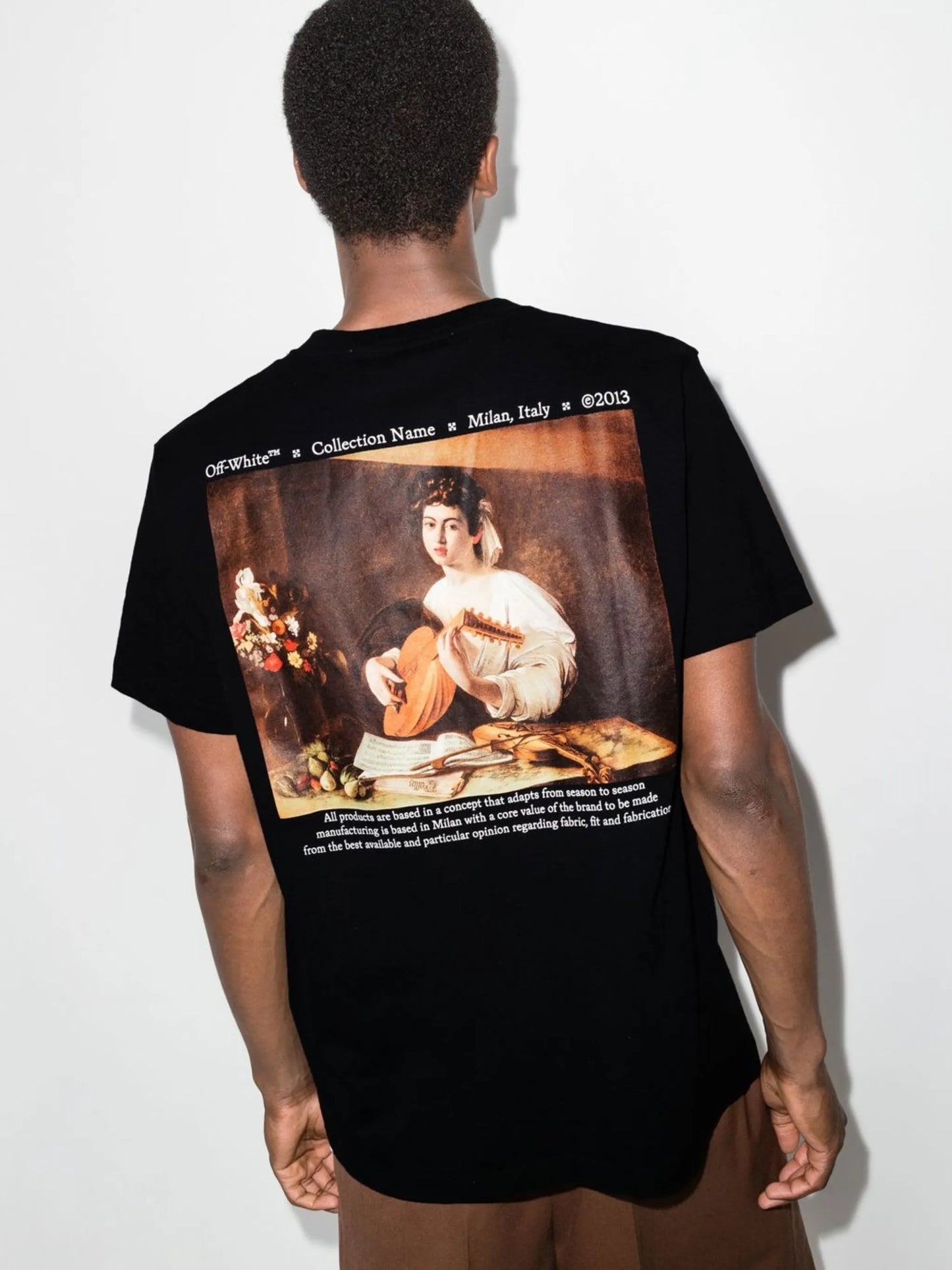 Caravaggio Lute logo-print T-shirt