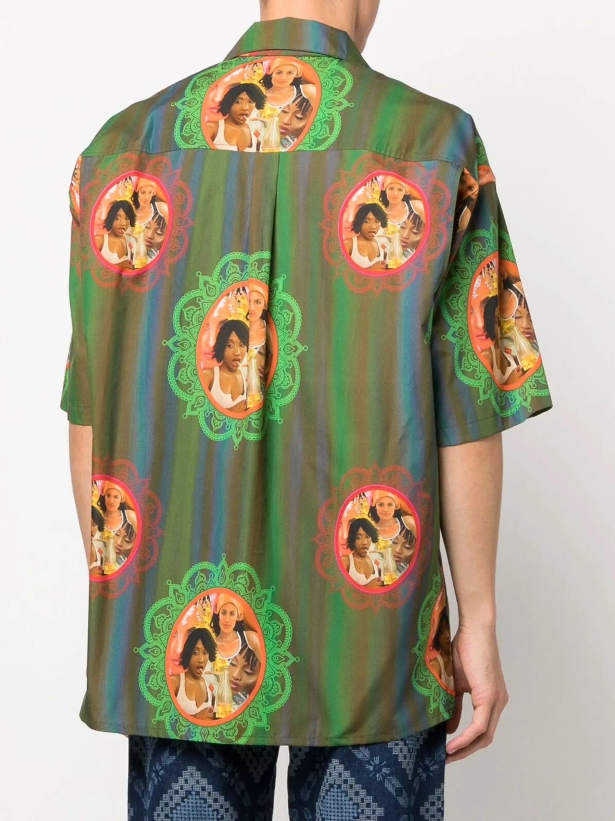 woman-print shirt