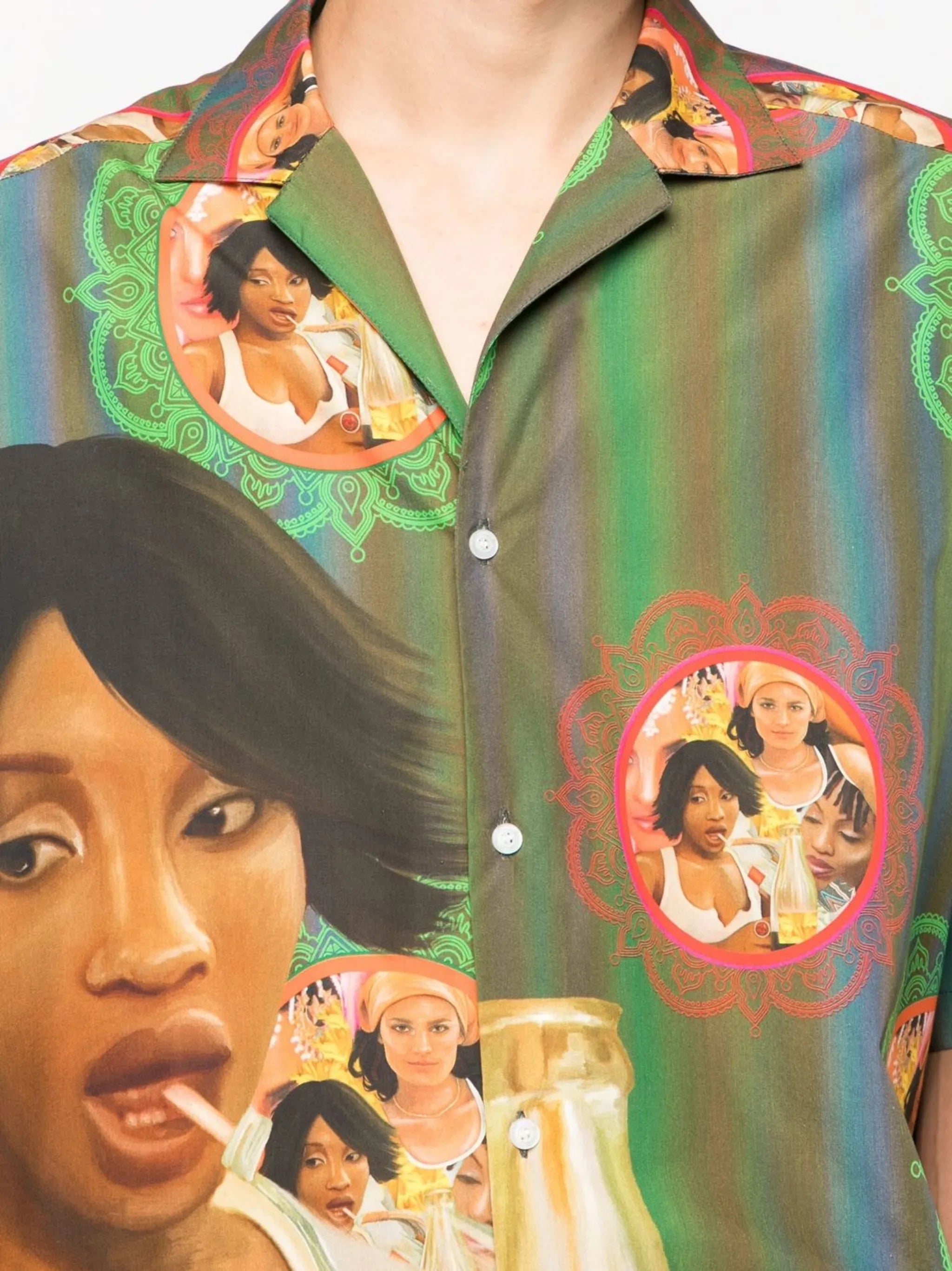 woman-print shirt