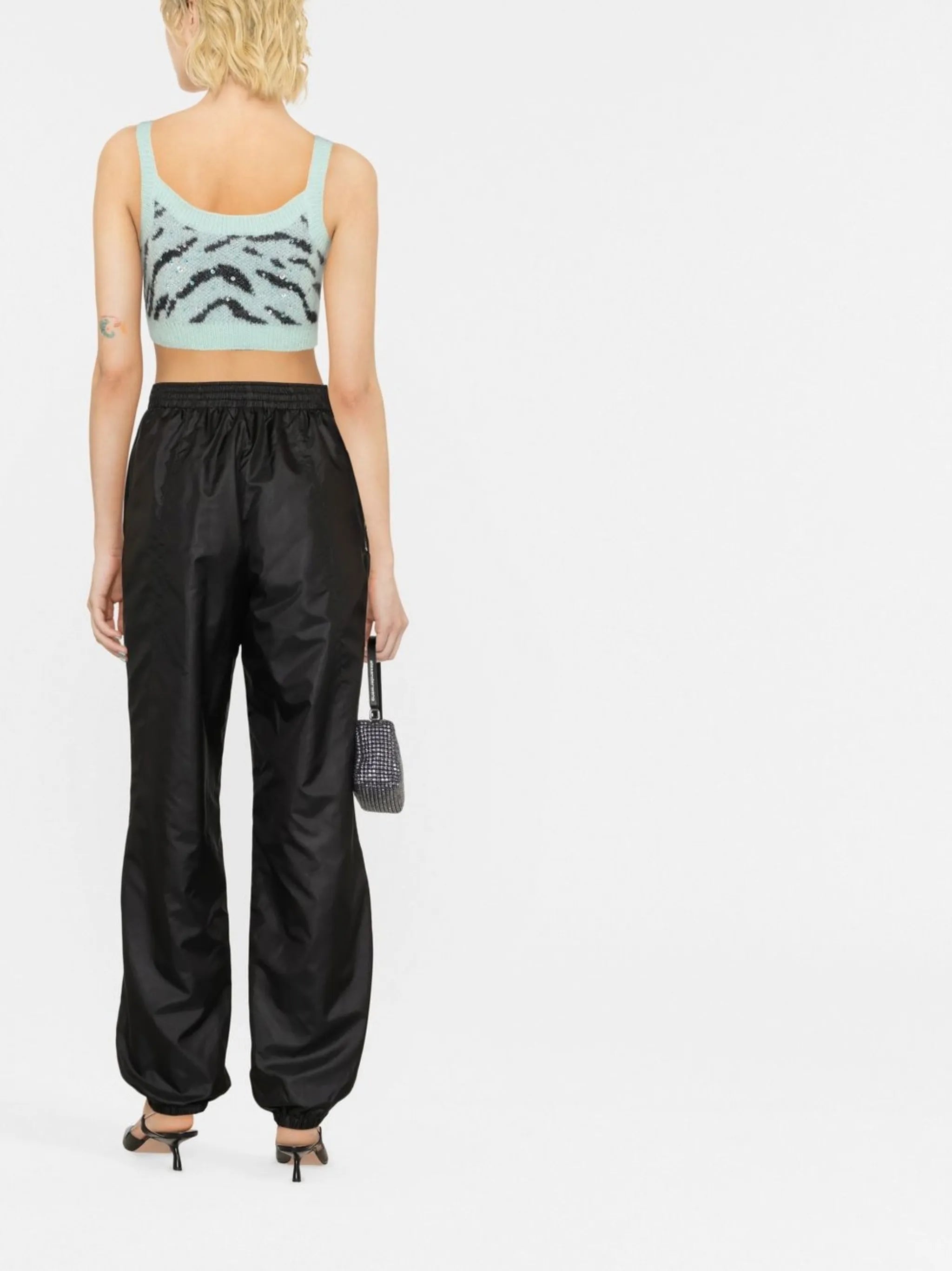 embroidered-logo track pants