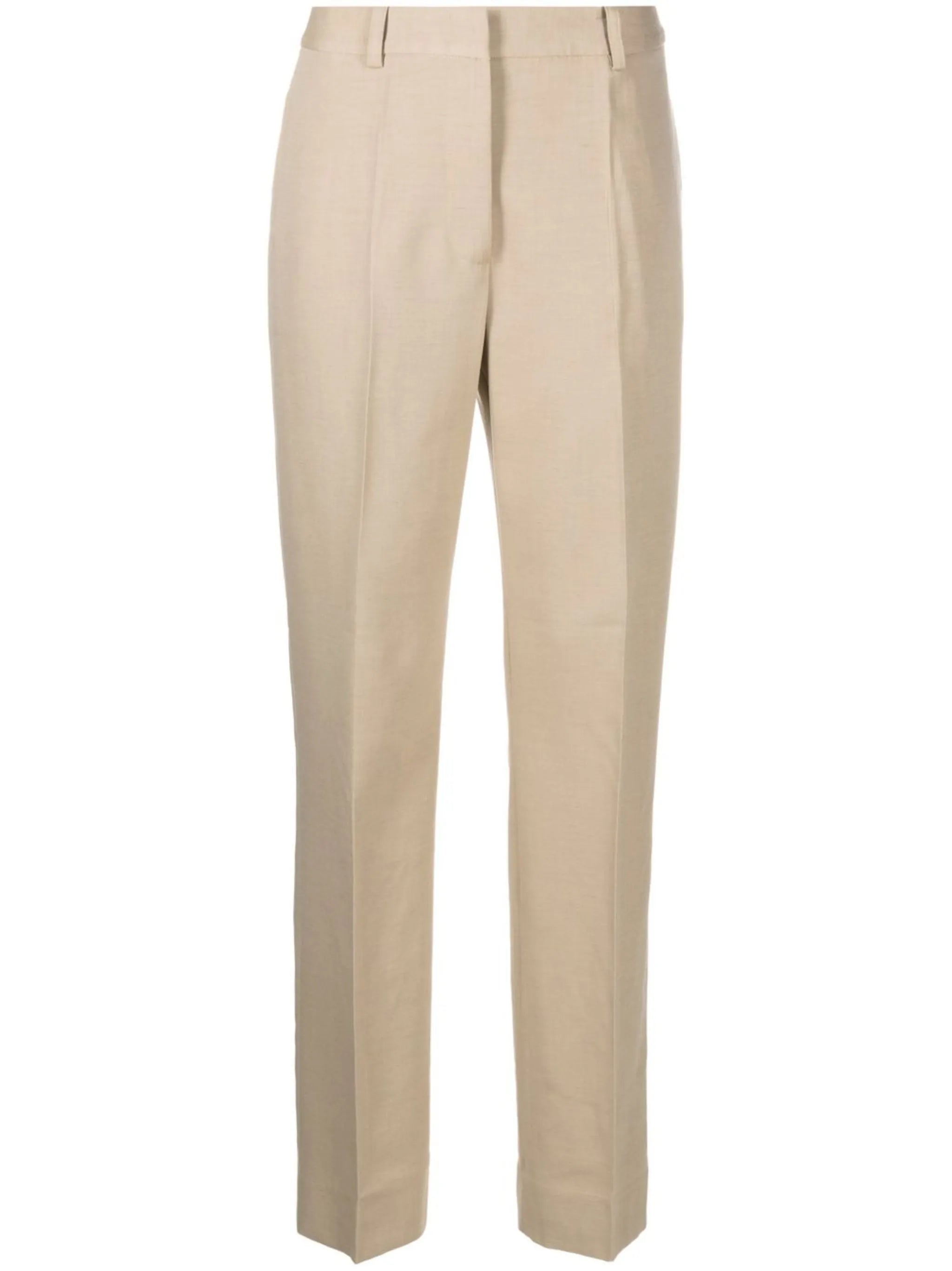 pleated chino trousers