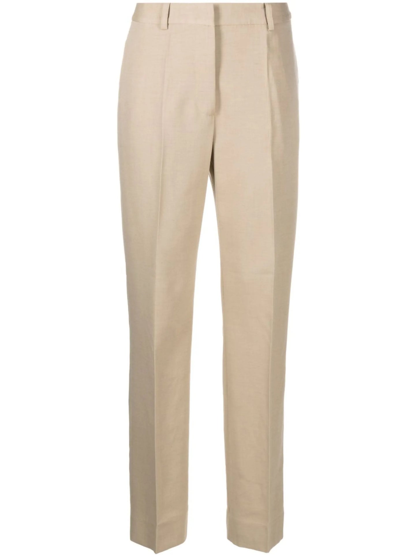 pleated chino trousers