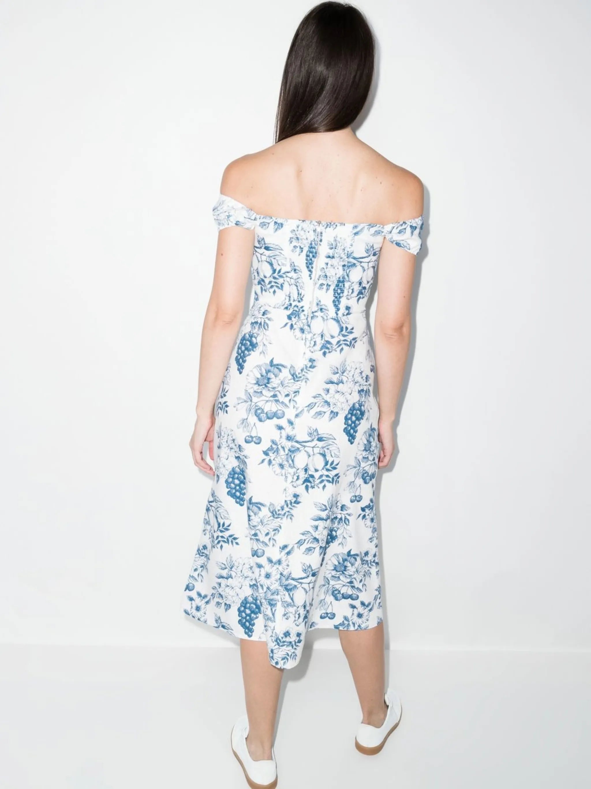 Bridgton linen midi dress