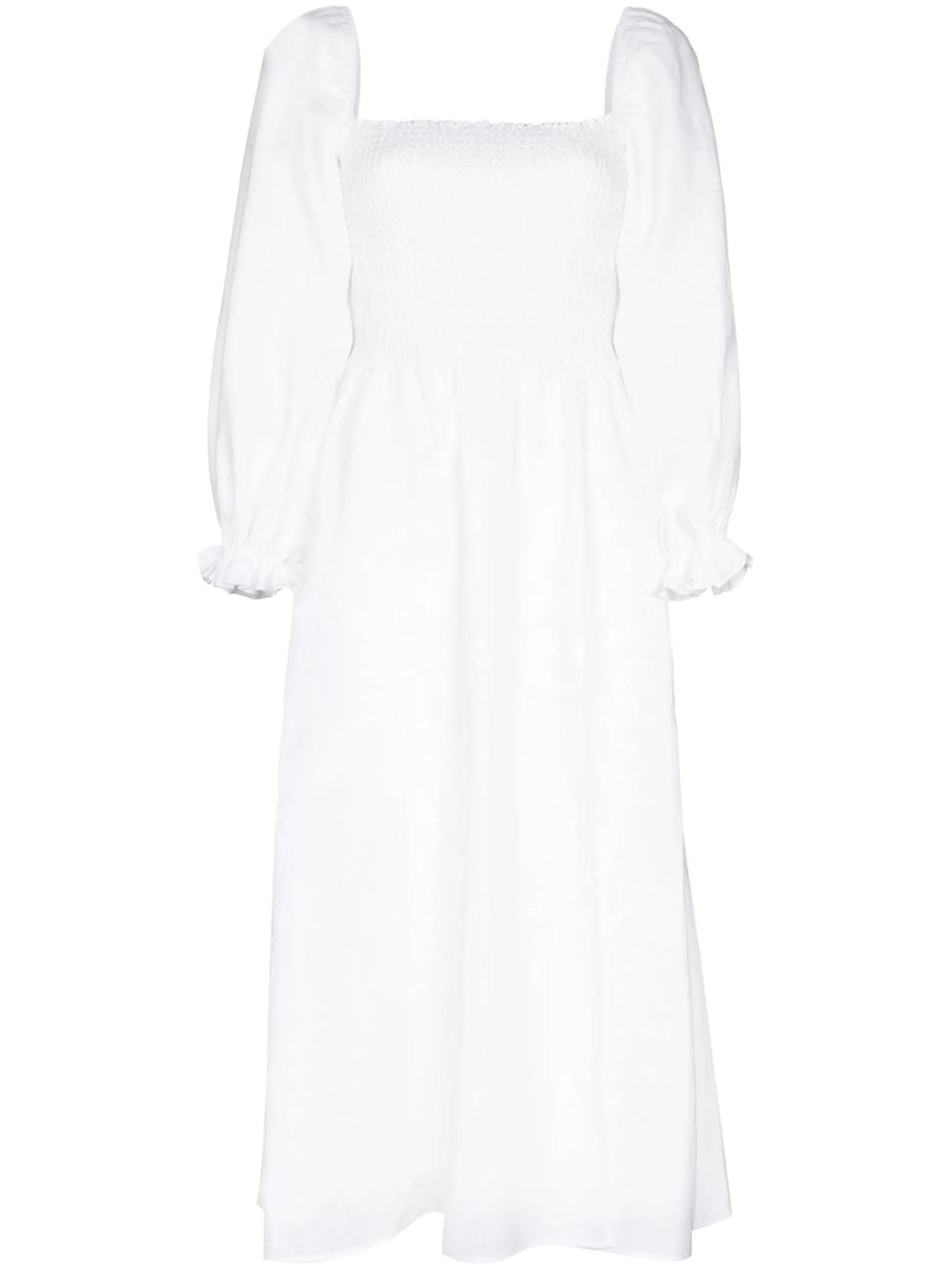Gitane linen midi dress