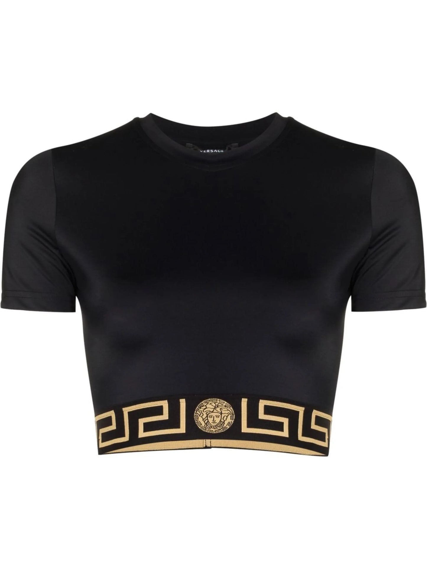 Greca-trim swim top