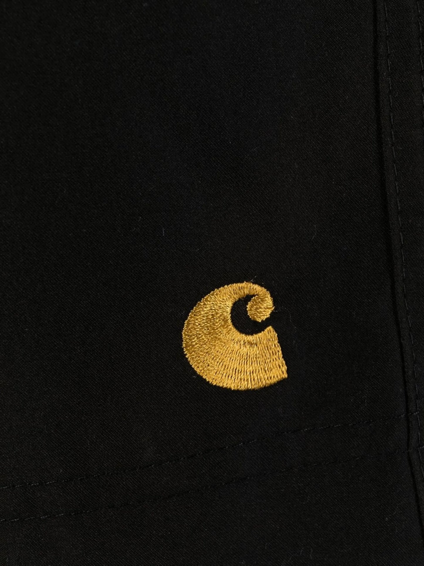 logo-embroidered swim shorts