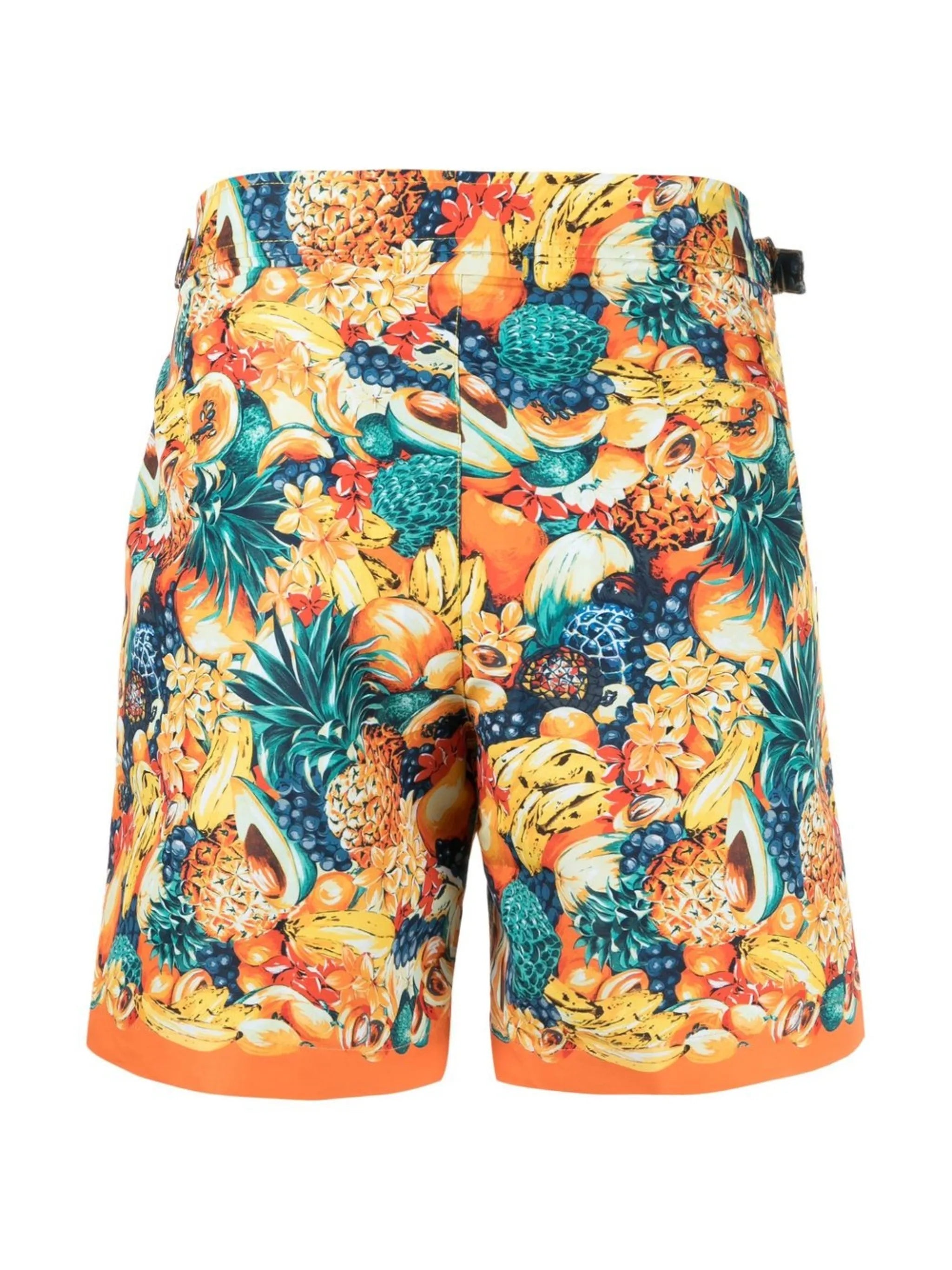 Tropicana-print swim shorts