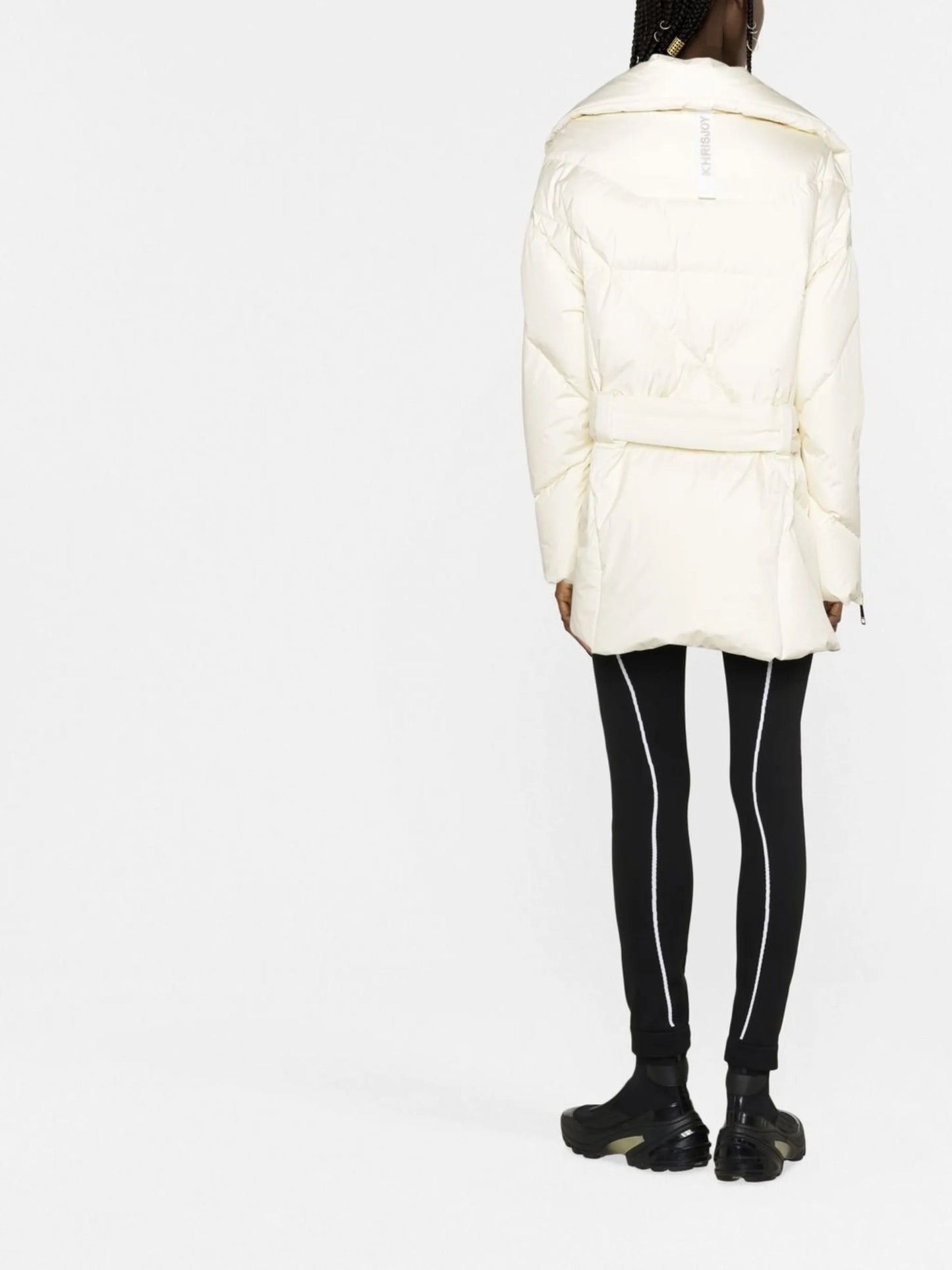 New Iconic belted puffer jacket