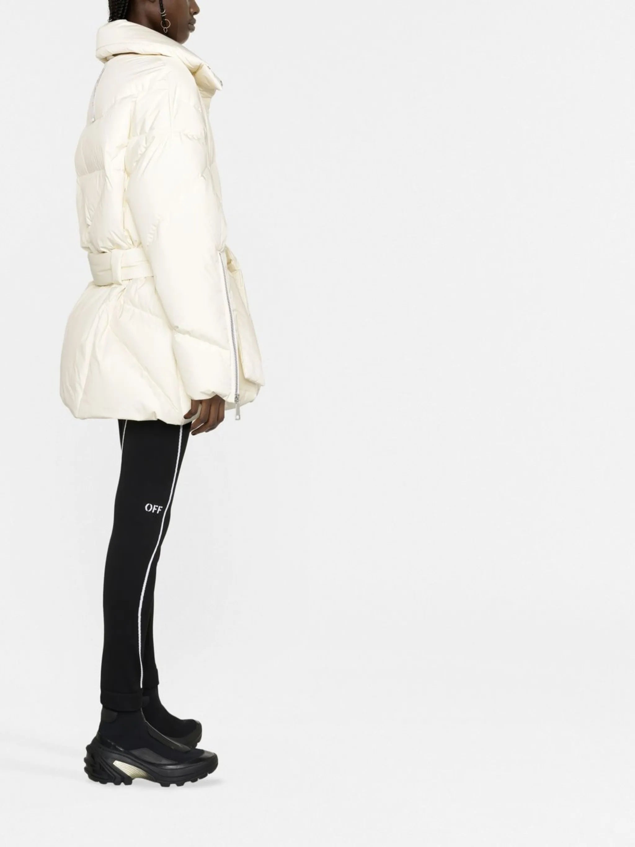New Iconic belted puffer jacket