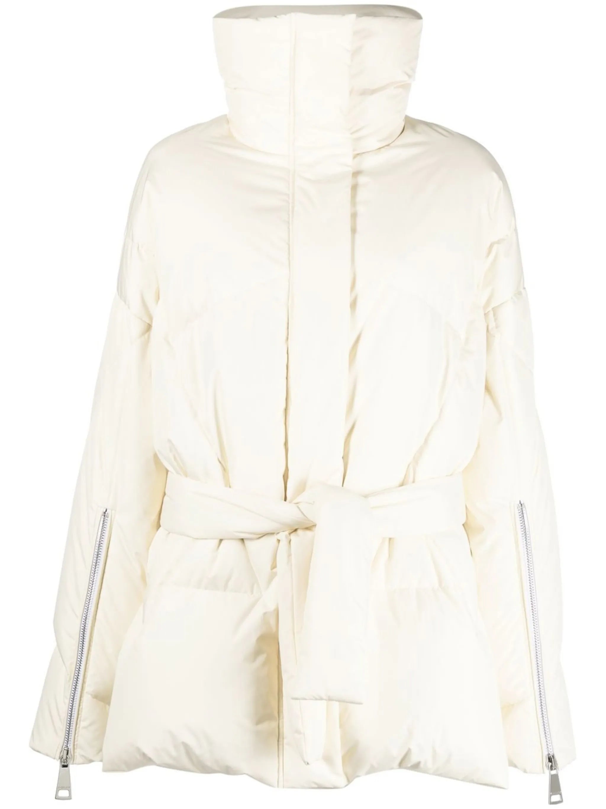 New Iconic belted puffer jacket