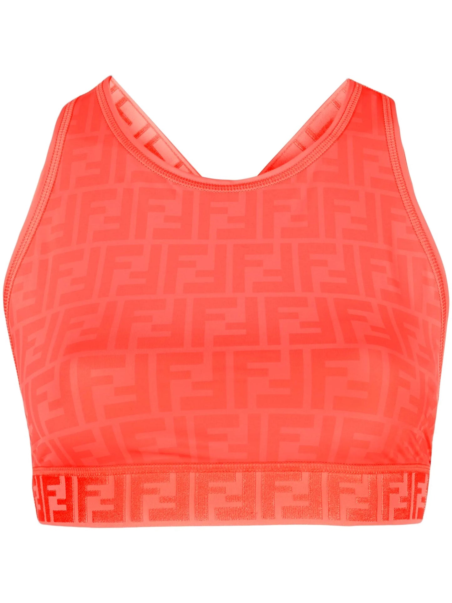 Fendirama cropped sports bra