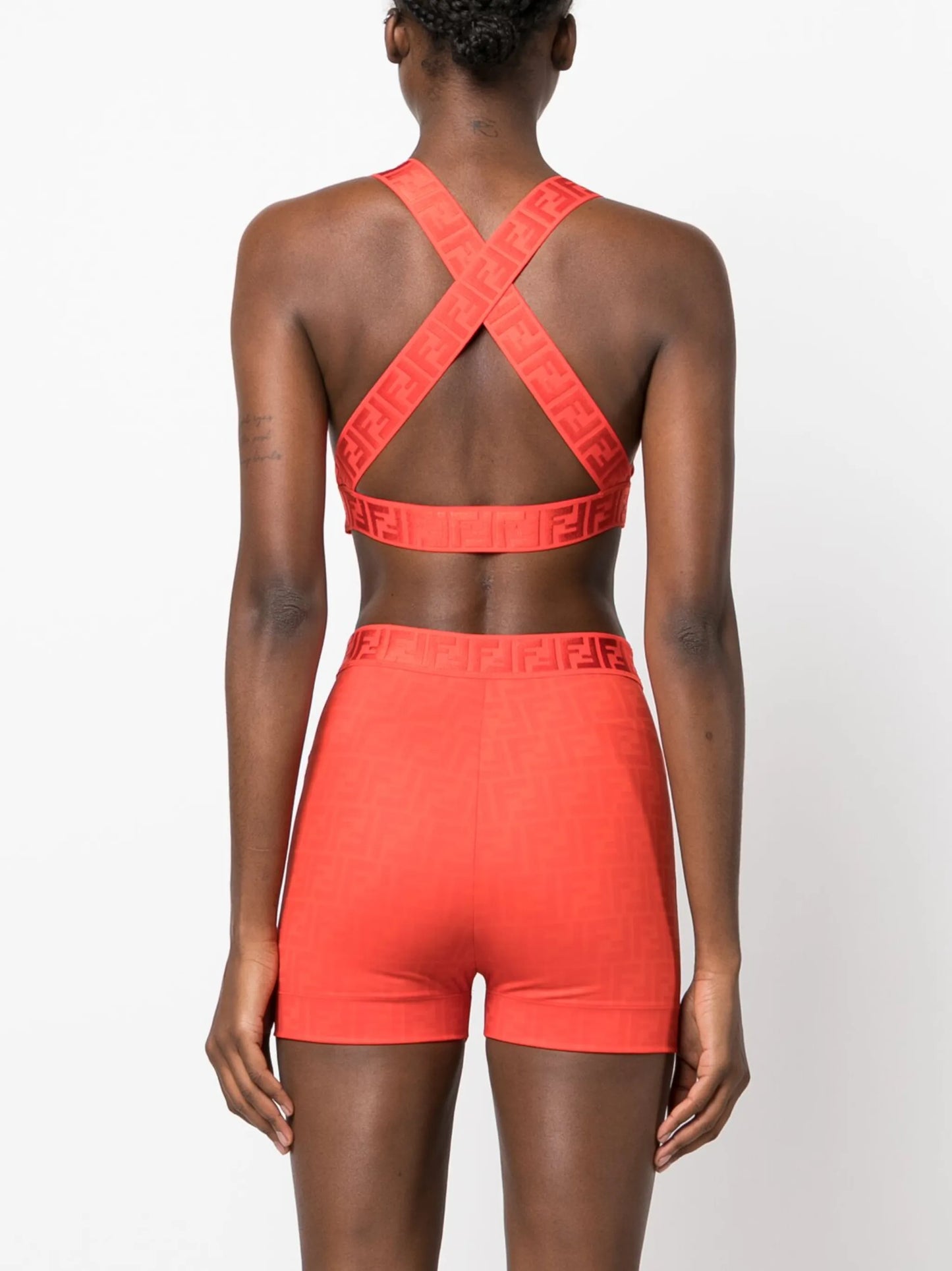 Fendirama cropped sports bra
