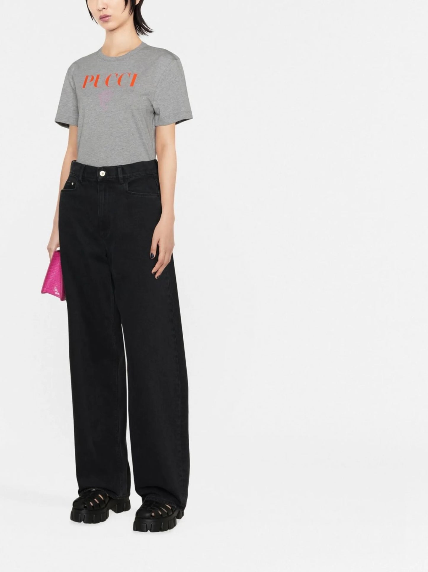 logo-print cotton T-shirt