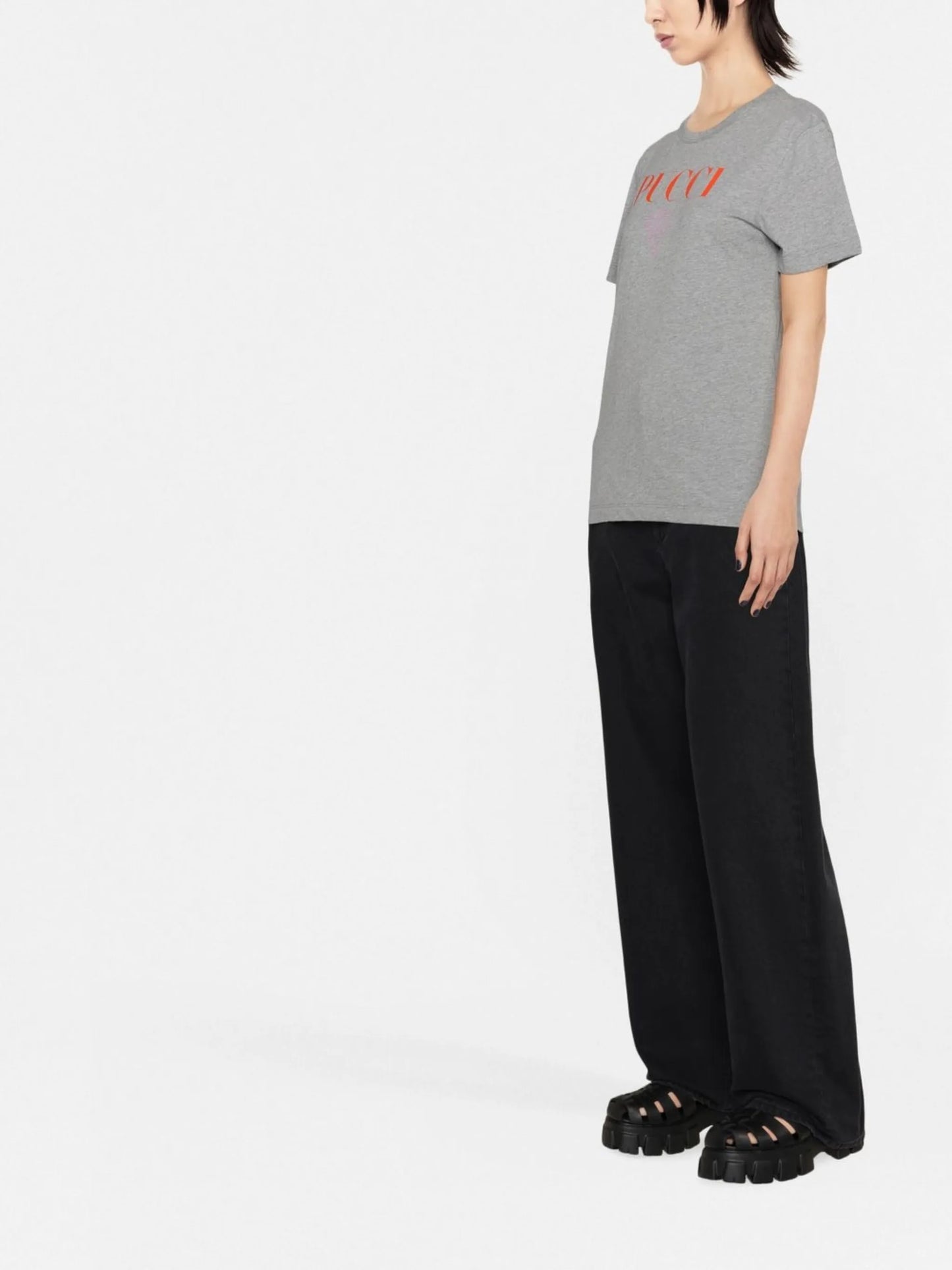 logo-print cotton T-shirt