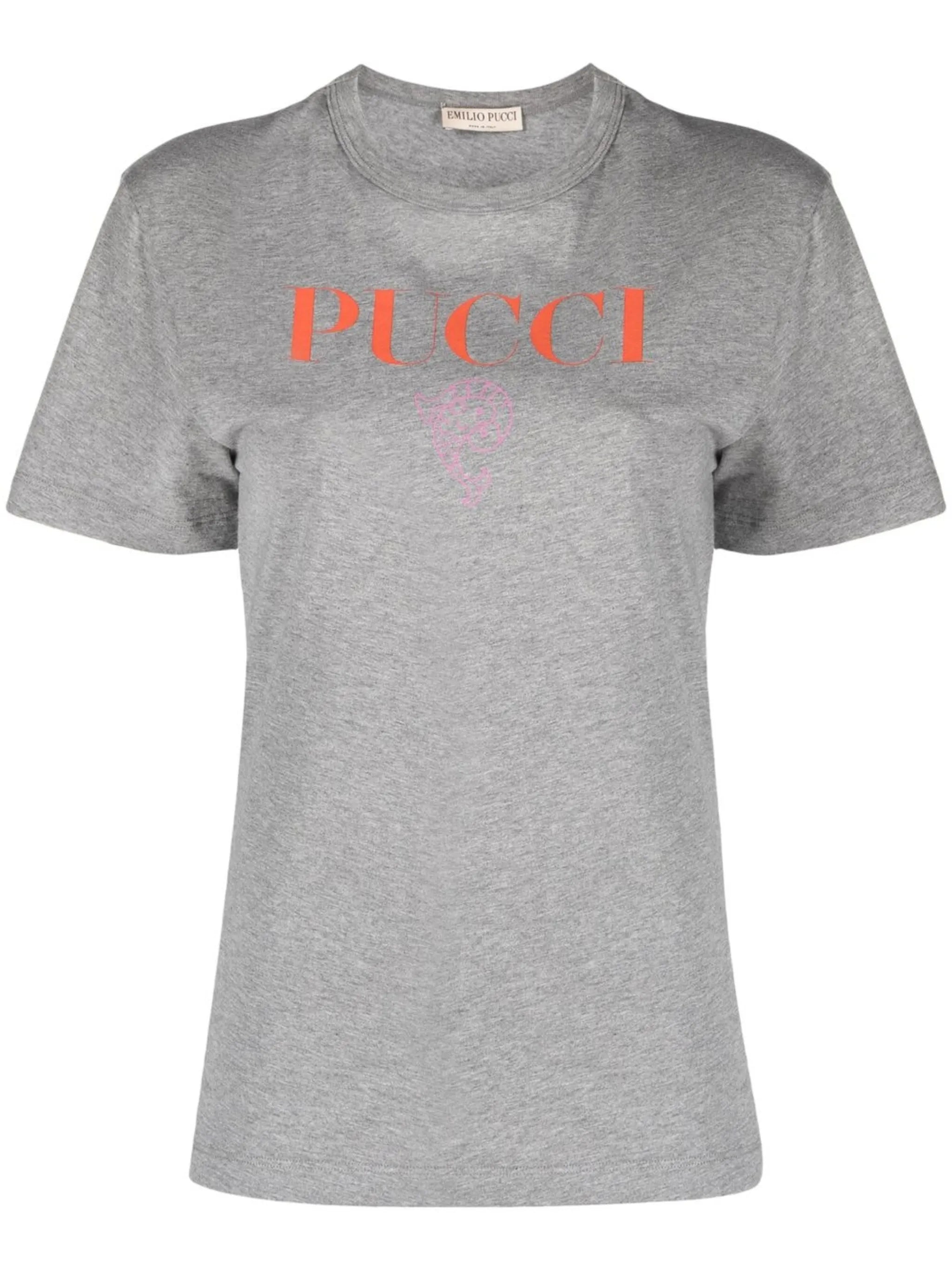 logo-print cotton T-shirt