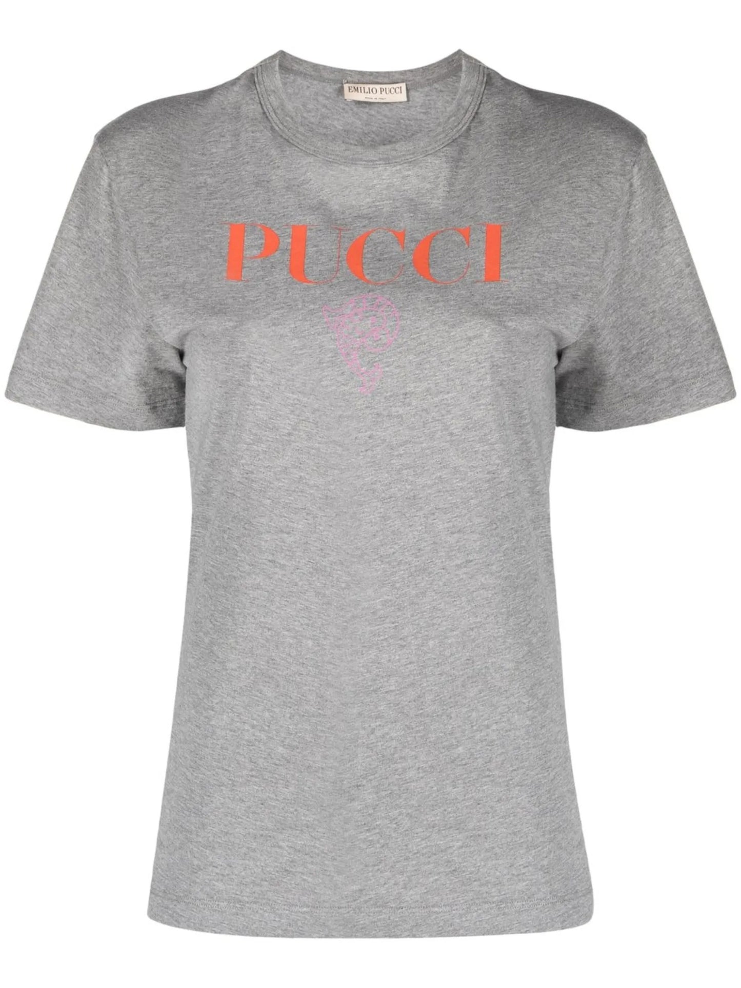 logo-print cotton T-shirt