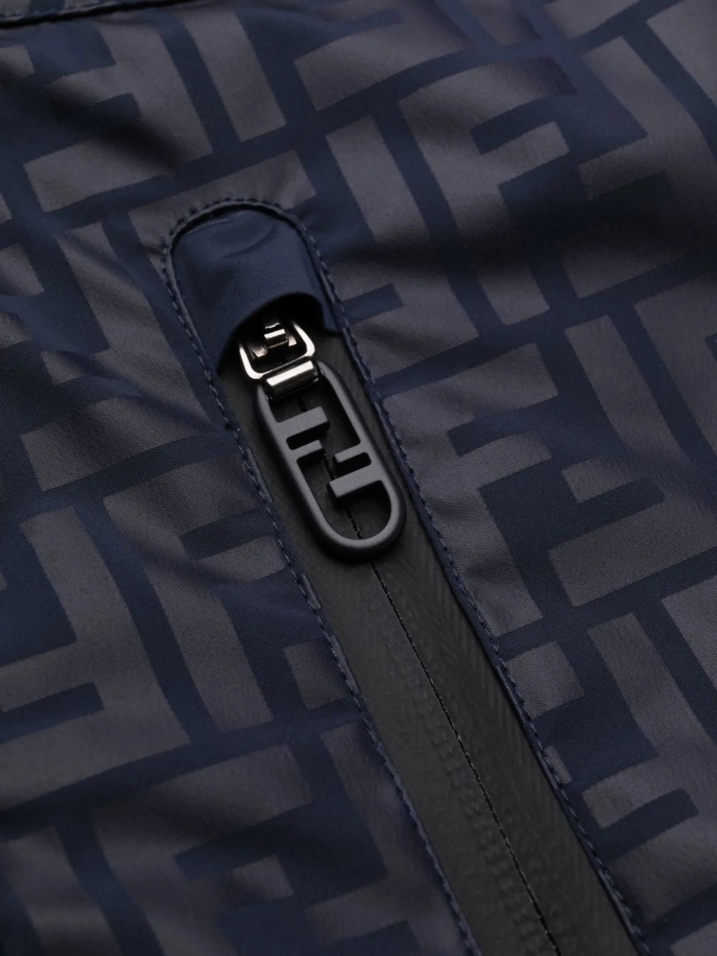 logo-jacquard ski trousers