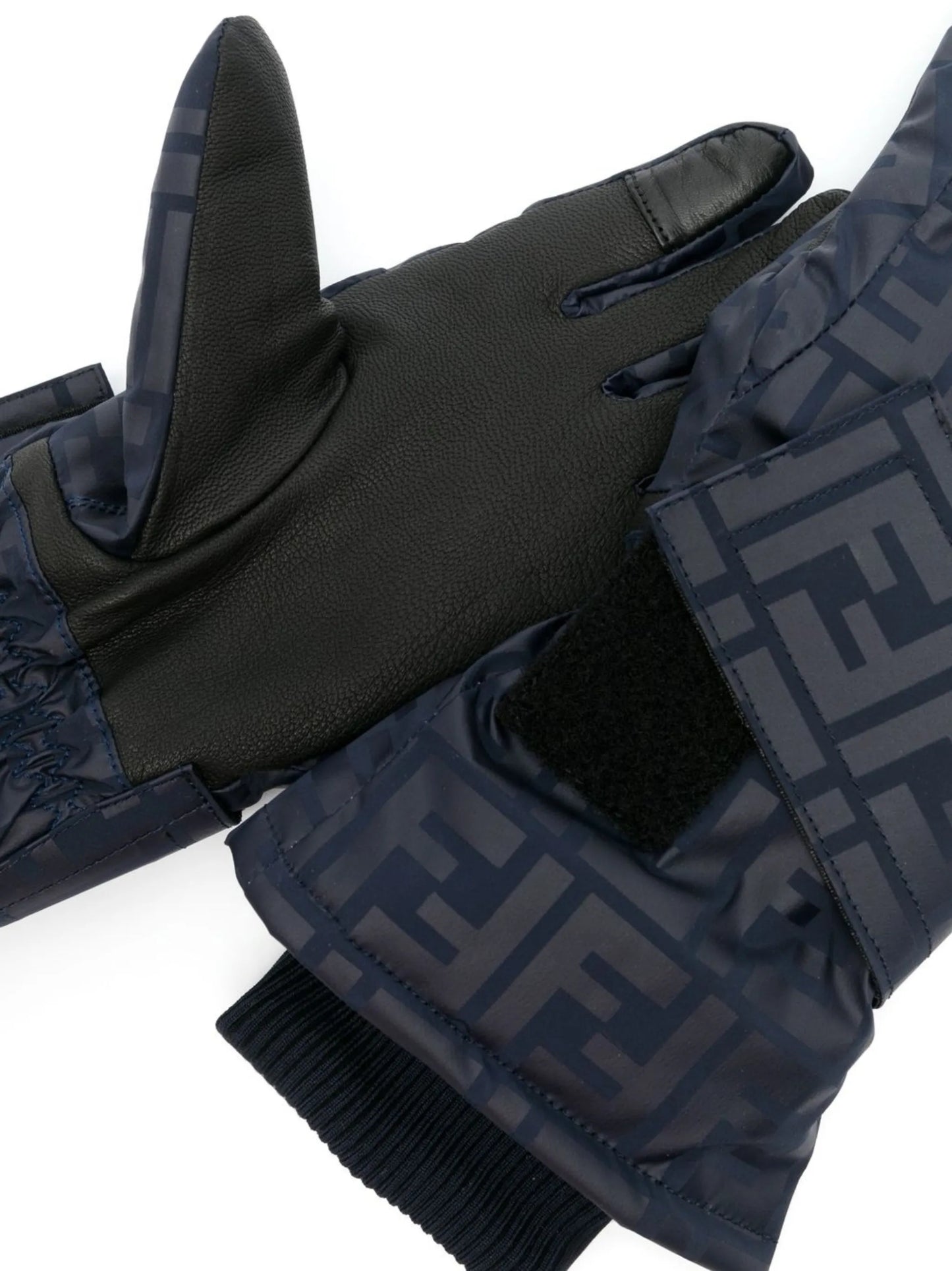 Zucca monogram padded gloves