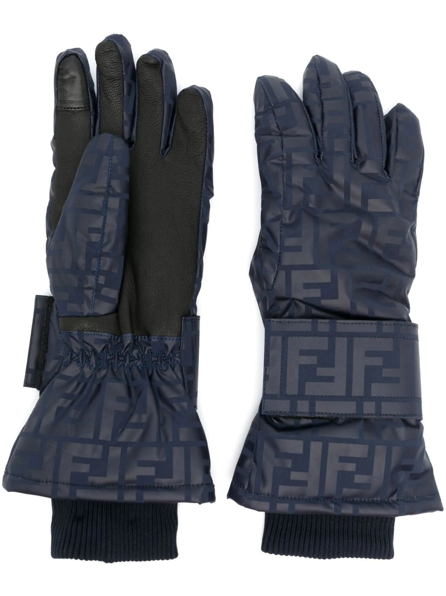 Zucca monogram padded gloves