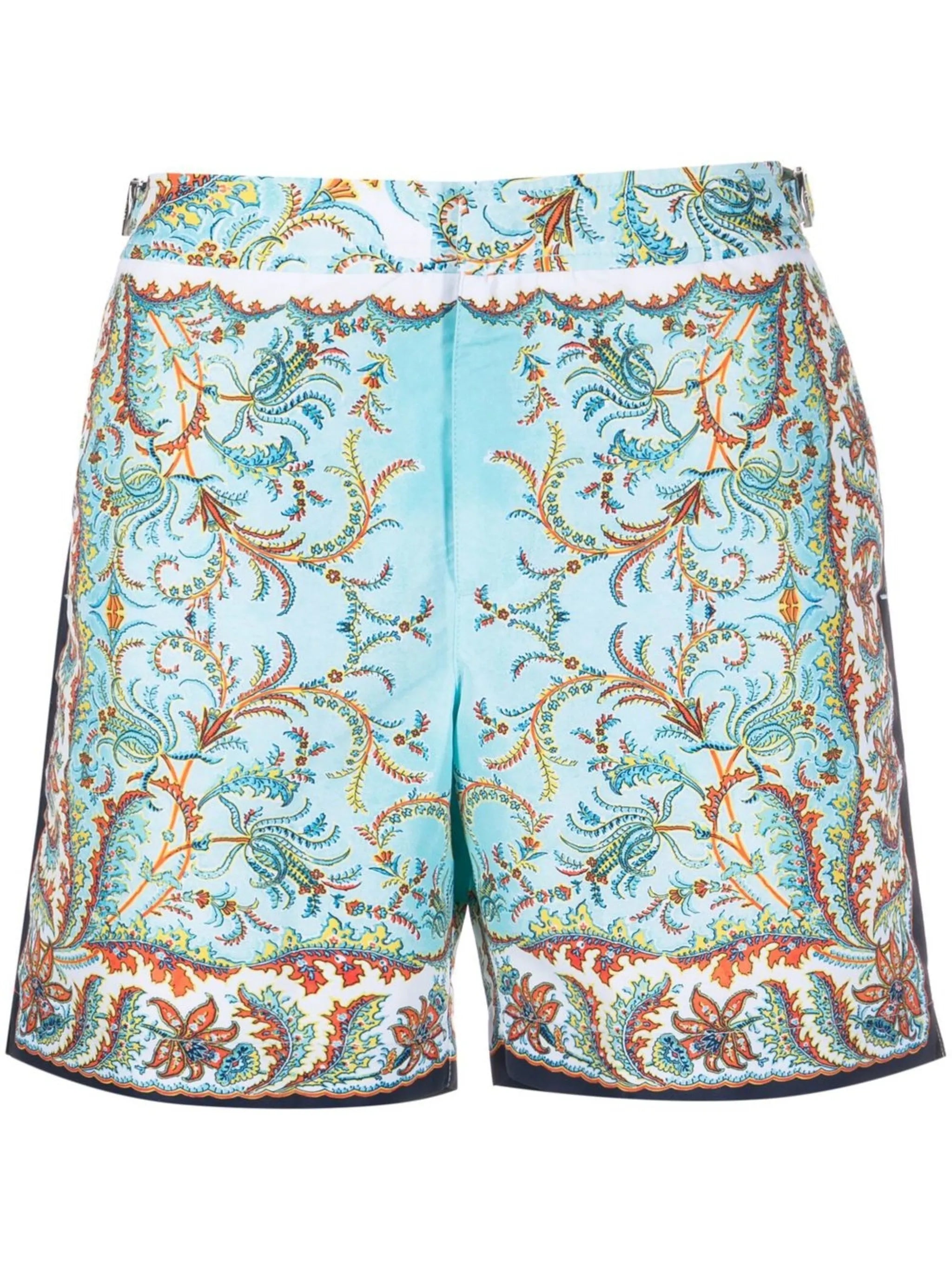 all-over paisley-print swim shorts