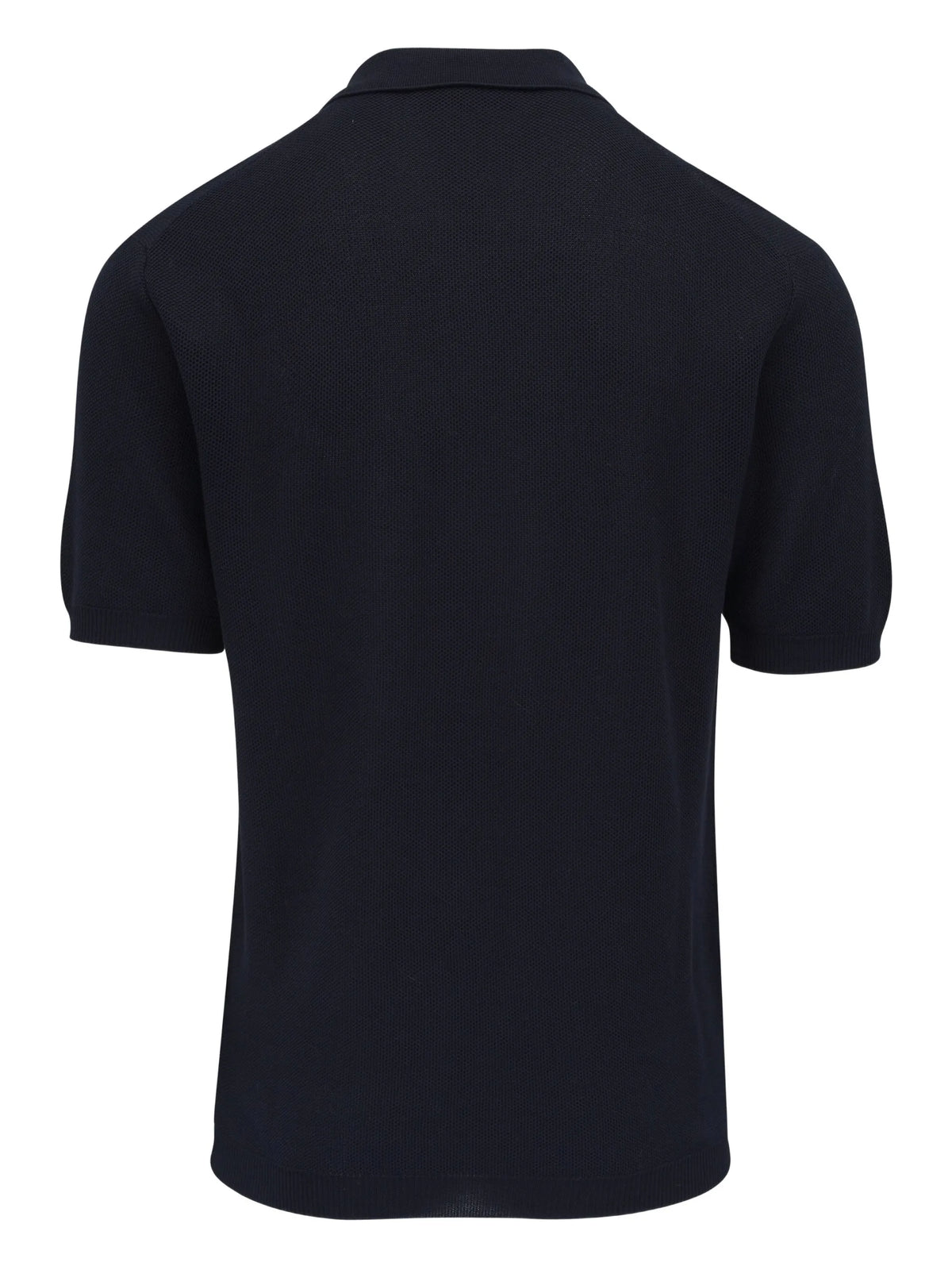 button-placket detail polo shirt