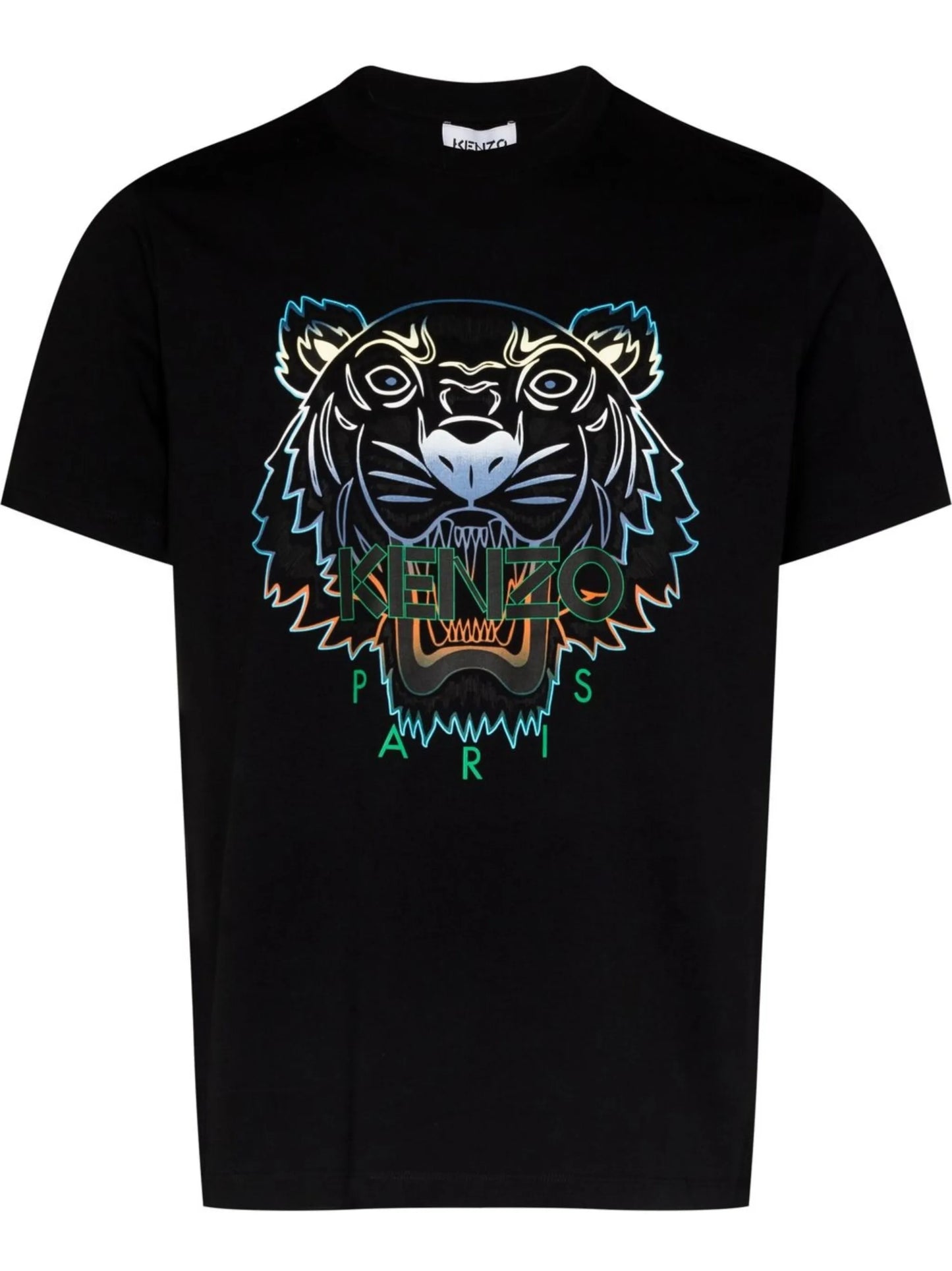 Tiger-print T-shirt