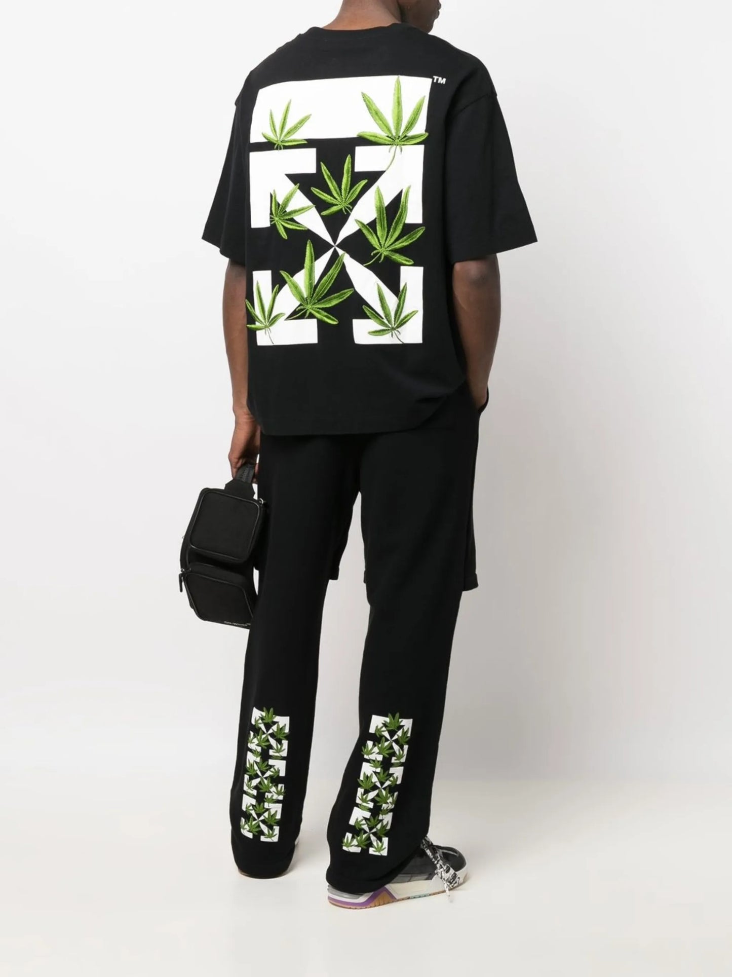 Weed Arrows-print T-shirt