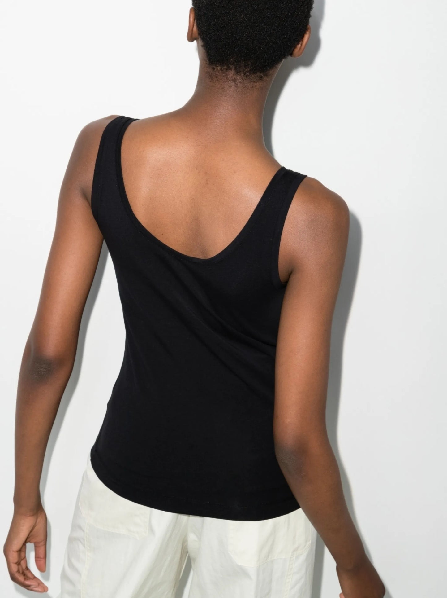 scoop-back stretch vest top