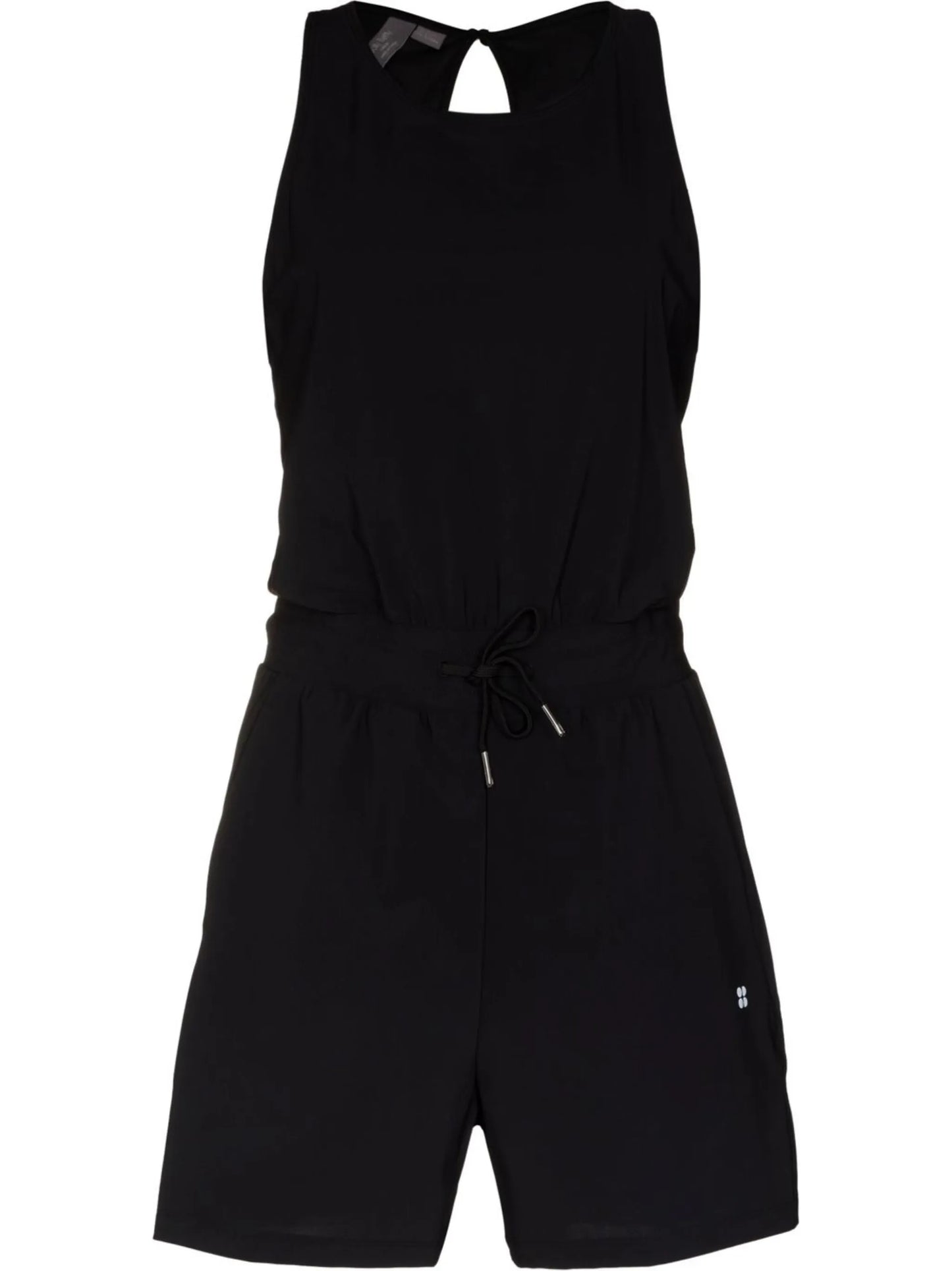 Explorer logo-print playsuit