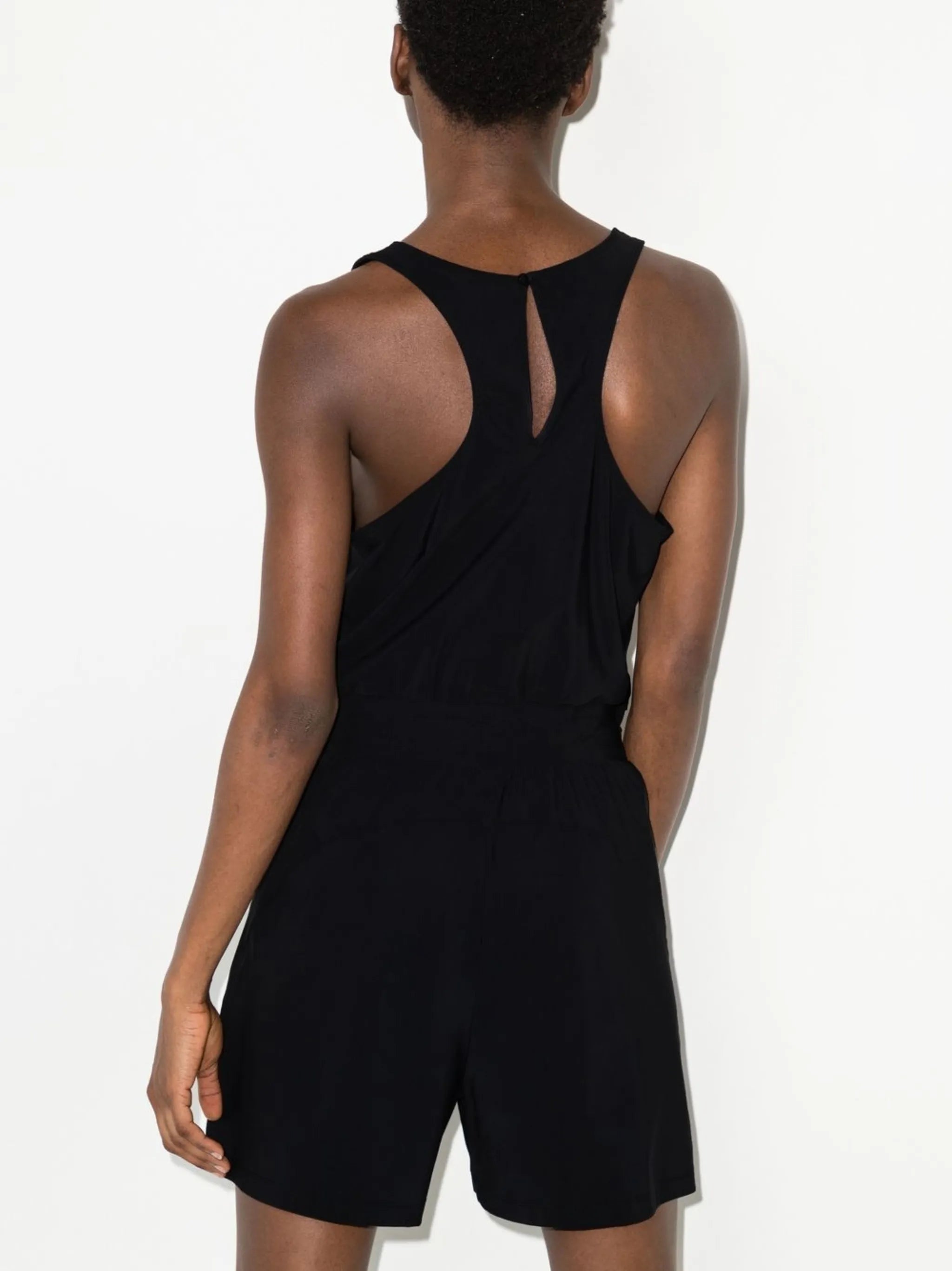 Explorer logo-print playsuit