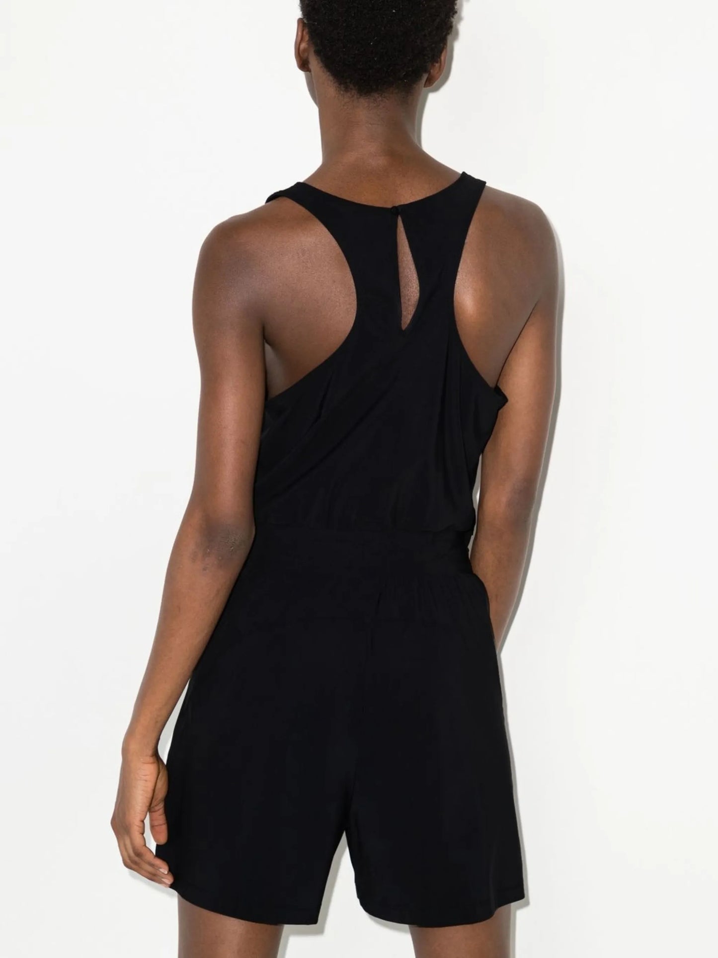 Explorer logo-print playsuit