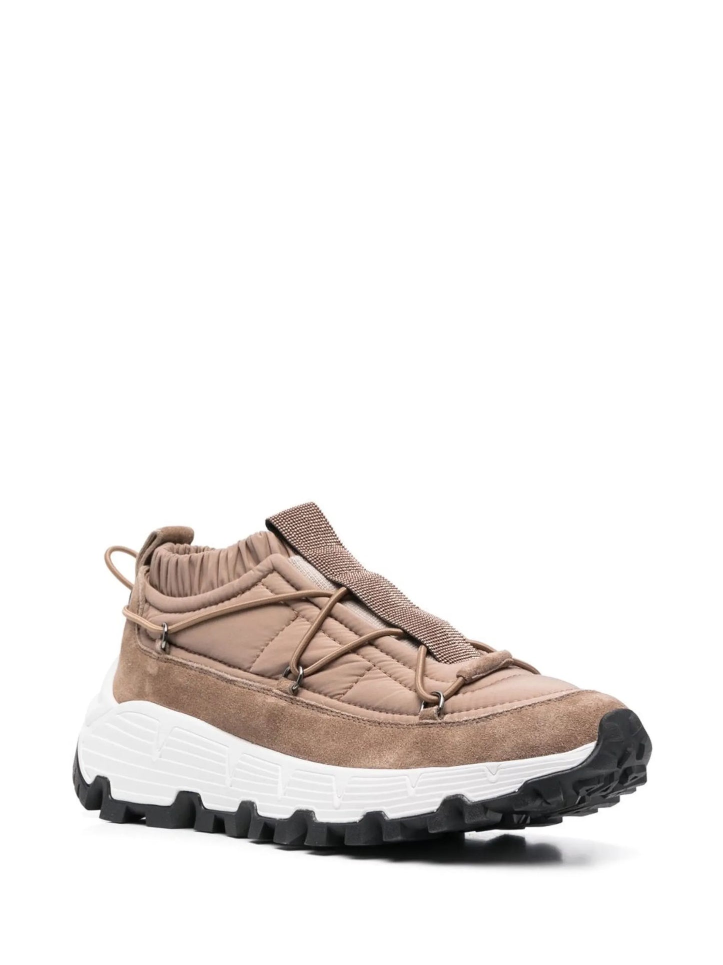 platform-sole low-top sneakers