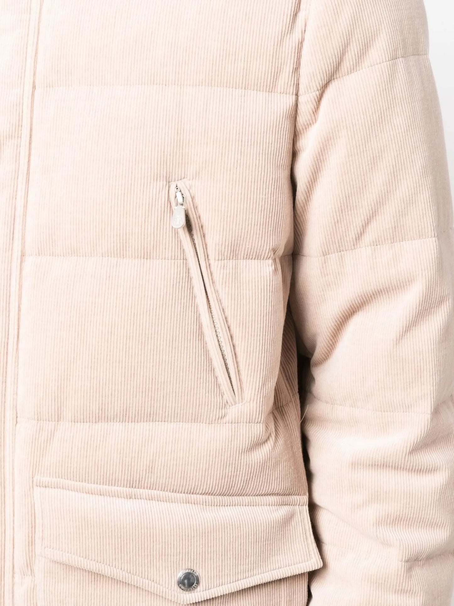 detachable-hood padded jacket