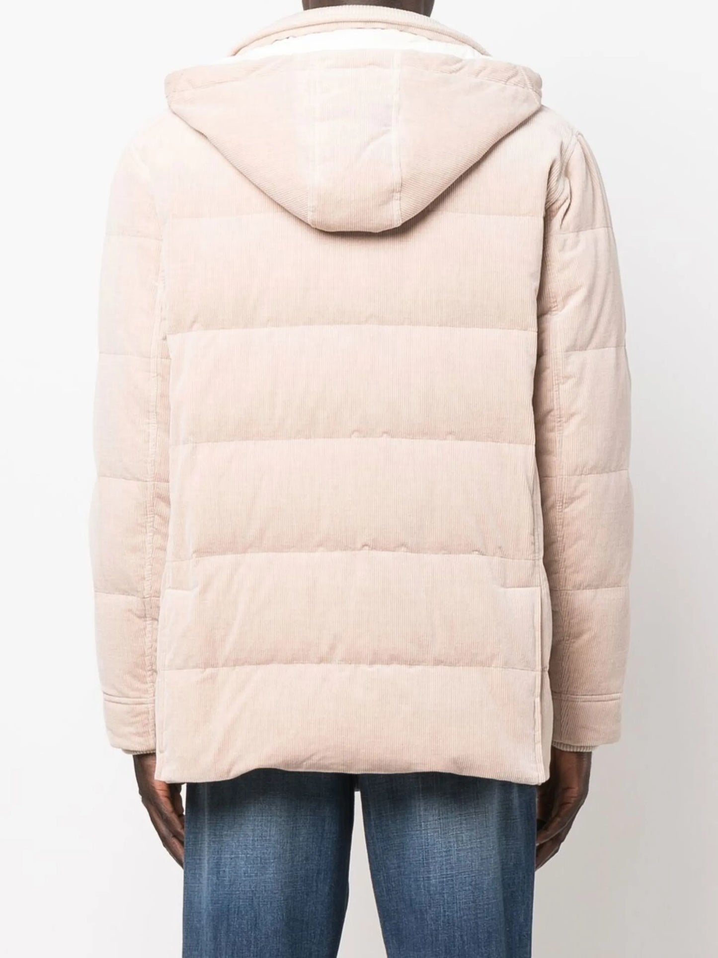 detachable-hood padded jacket
