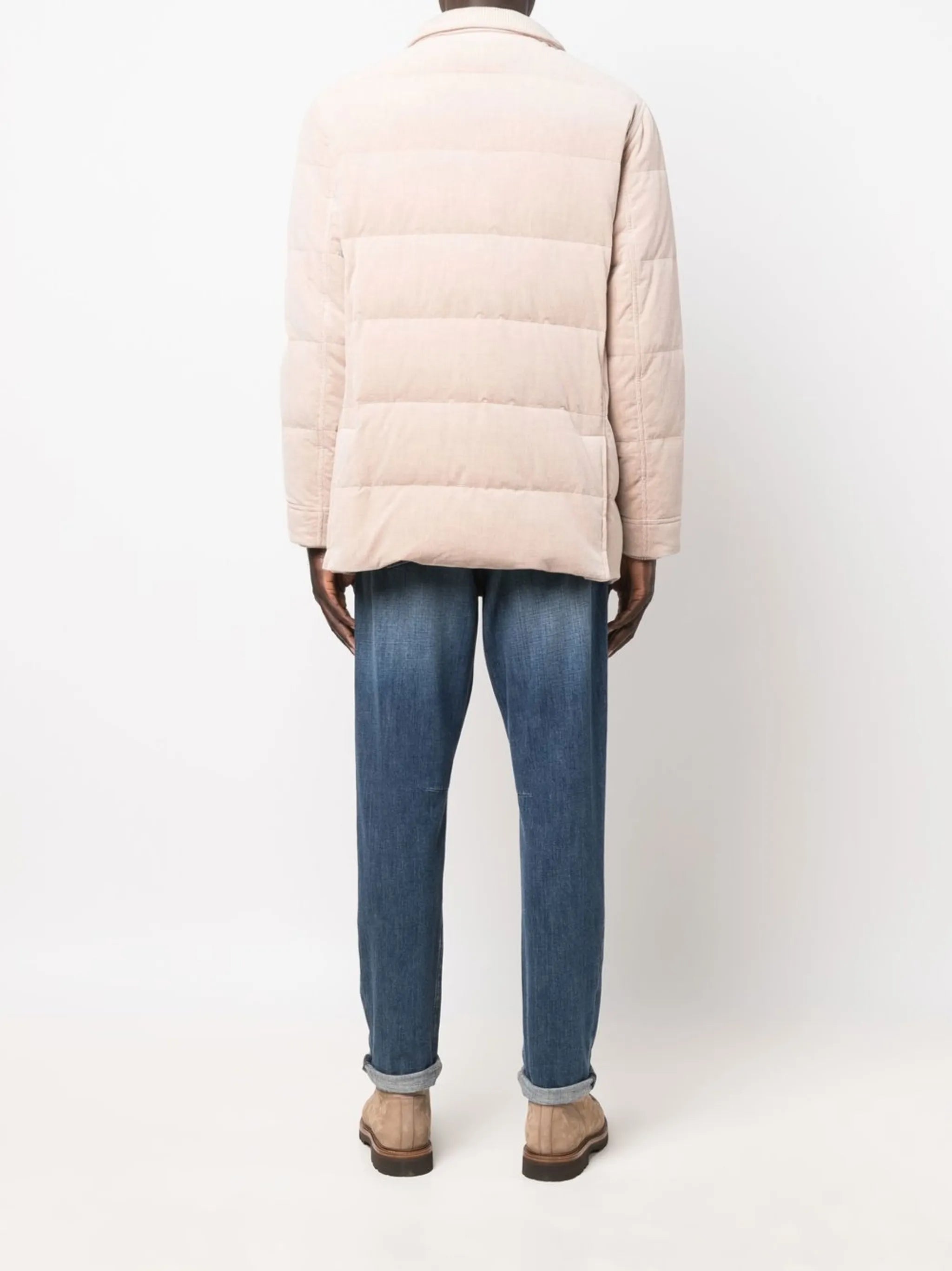detachable-hood padded jacket