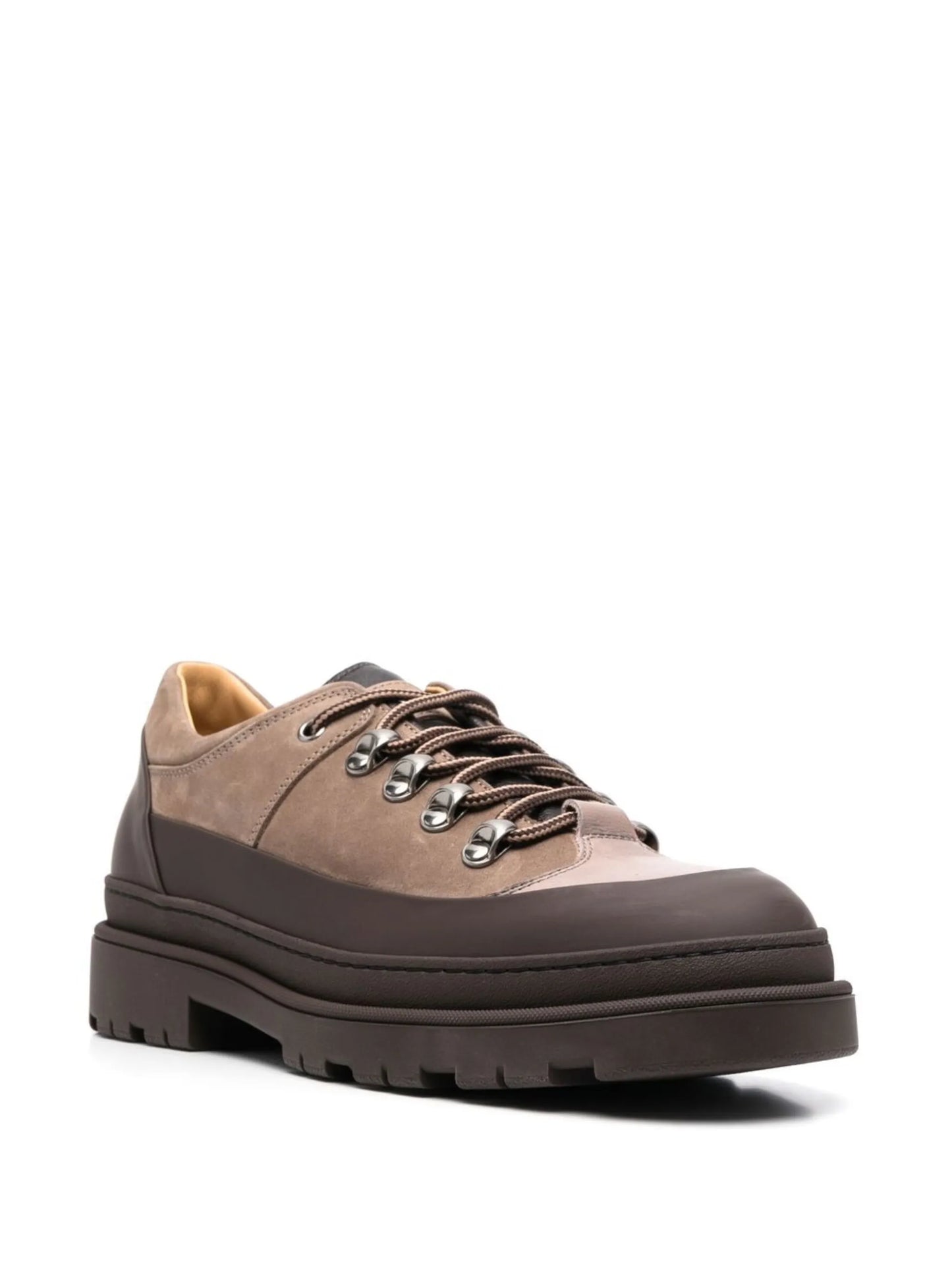 two-tone lace-up shoes