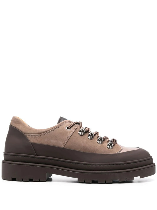 two-tone lace-up shoes