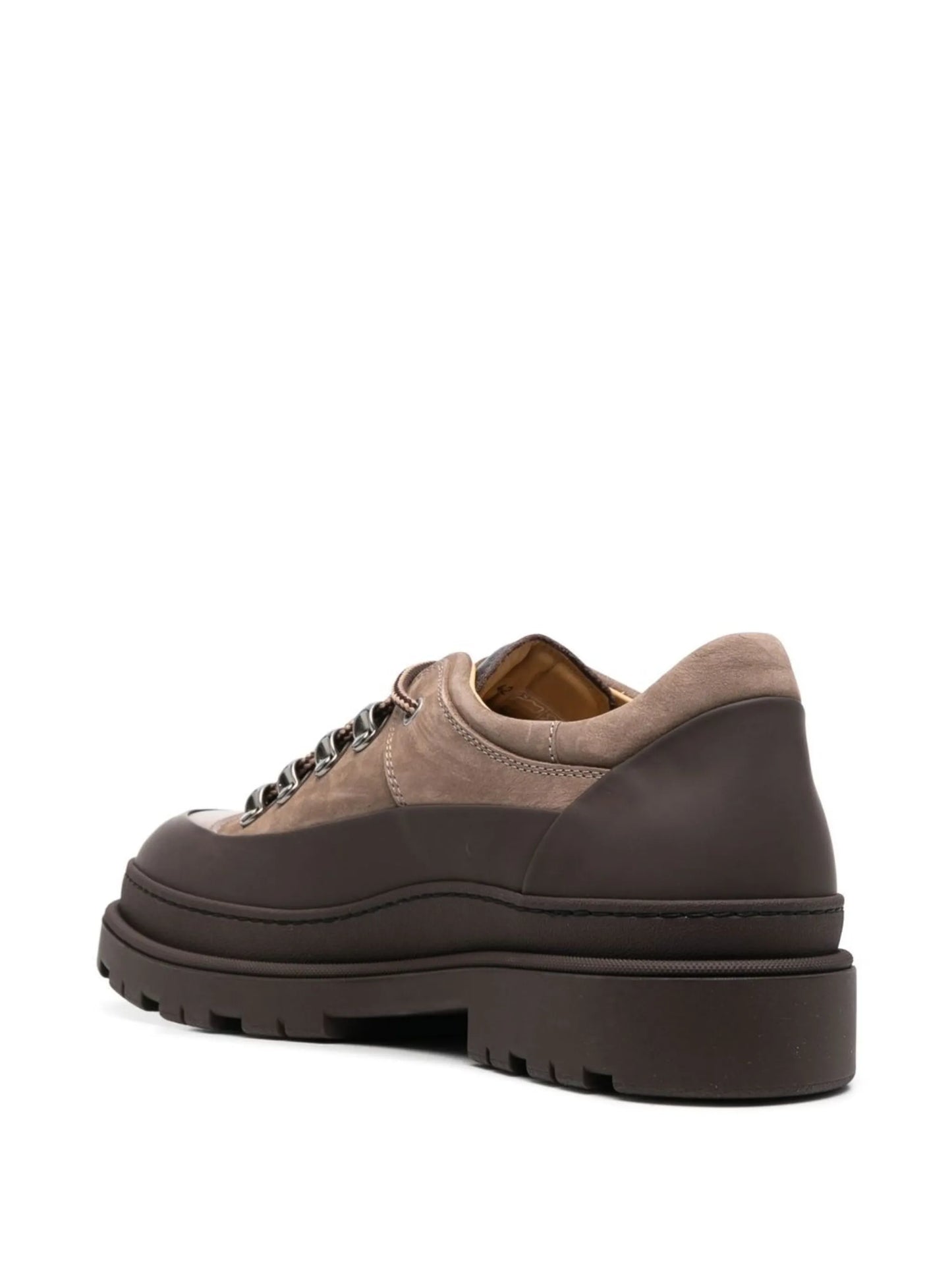 two-tone lace-up shoes