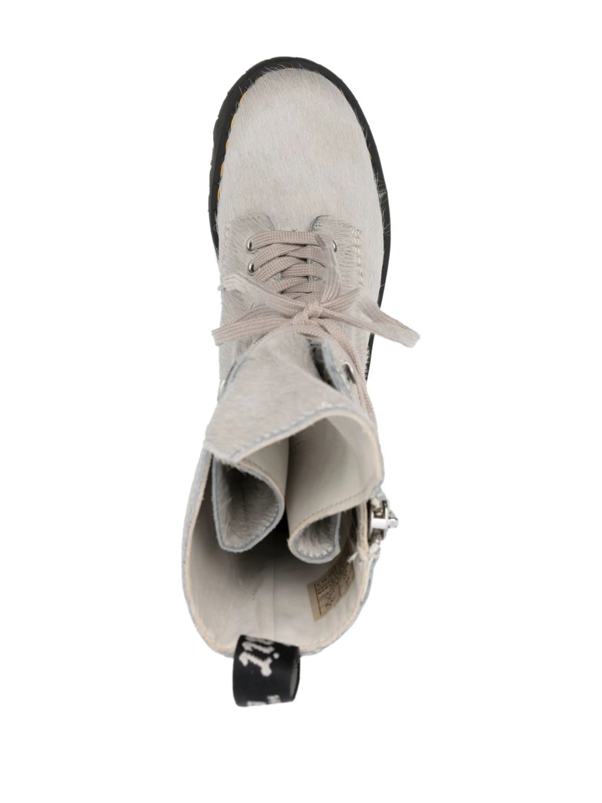 x Dr Martens calf-hair quad-sole boots