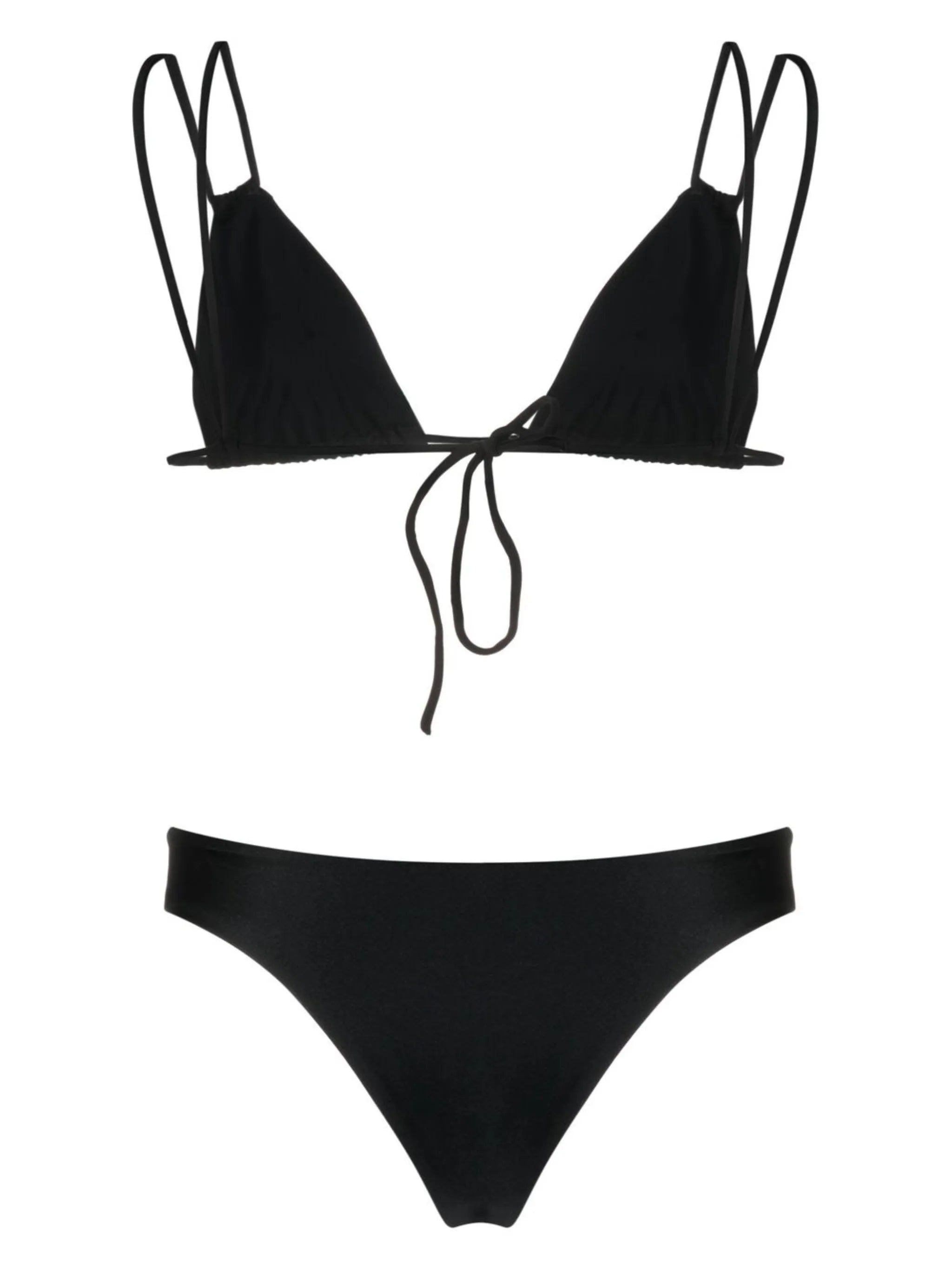 crystal-embellished triangle bikini