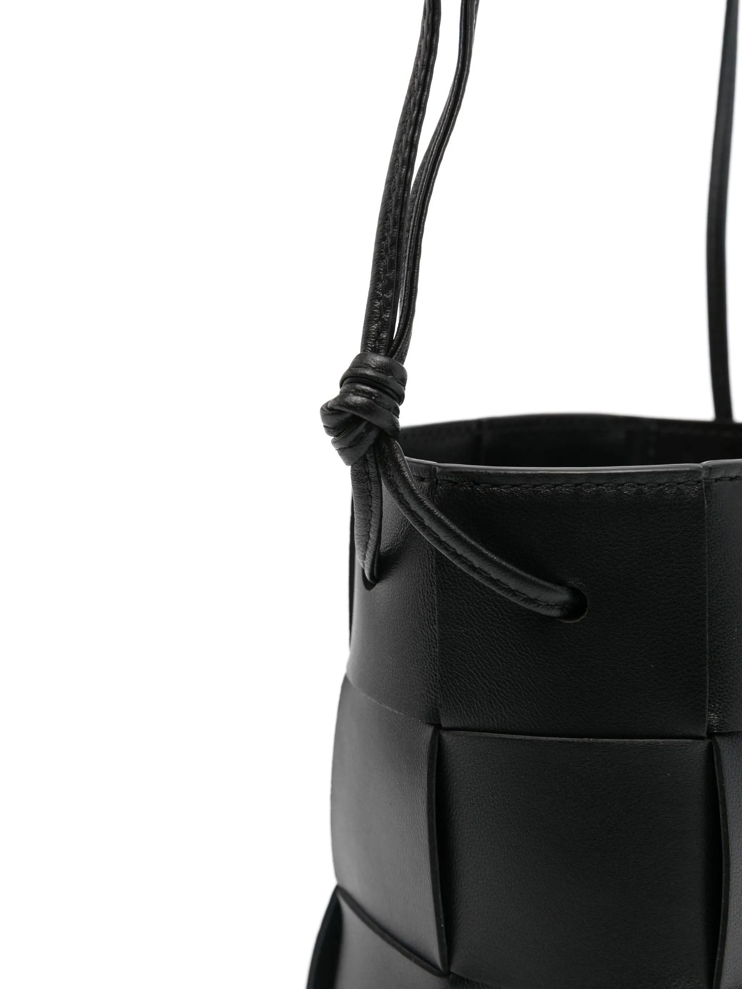 mini Cassette leather bucket bag