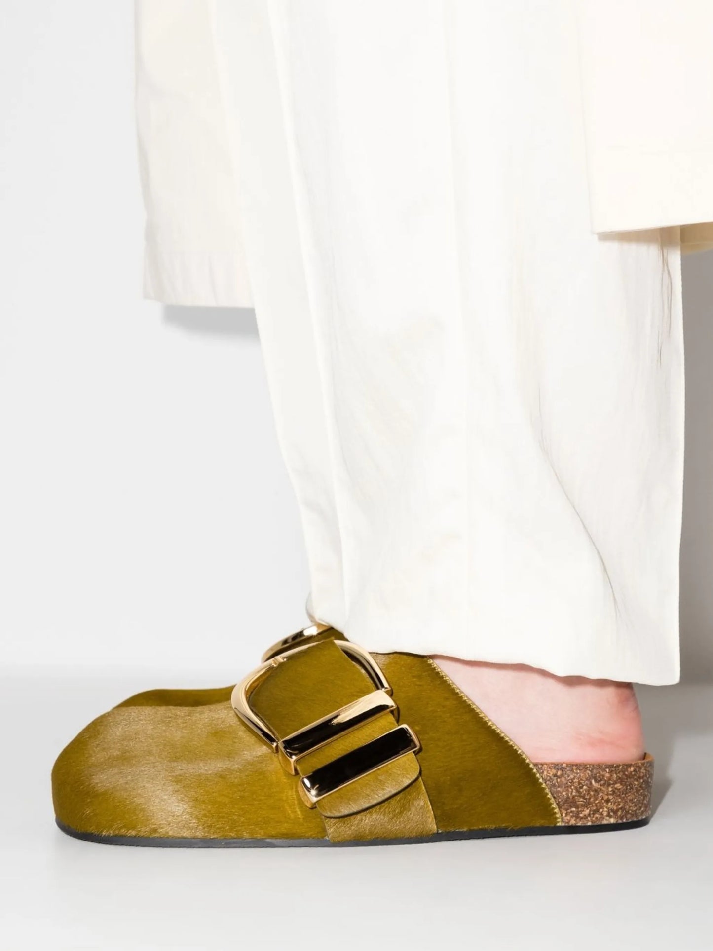 Downing buckle mules