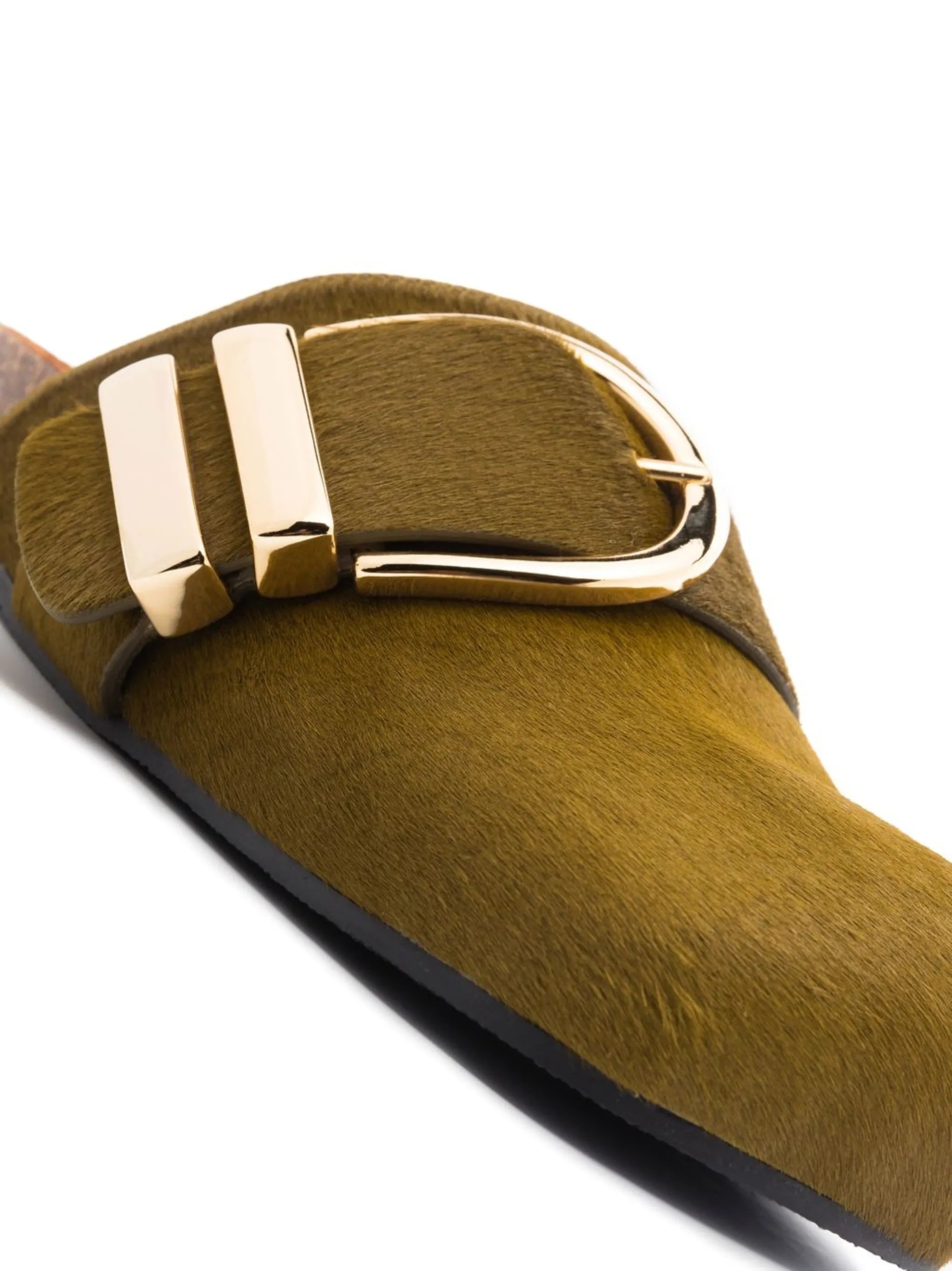 Downing buckle mules