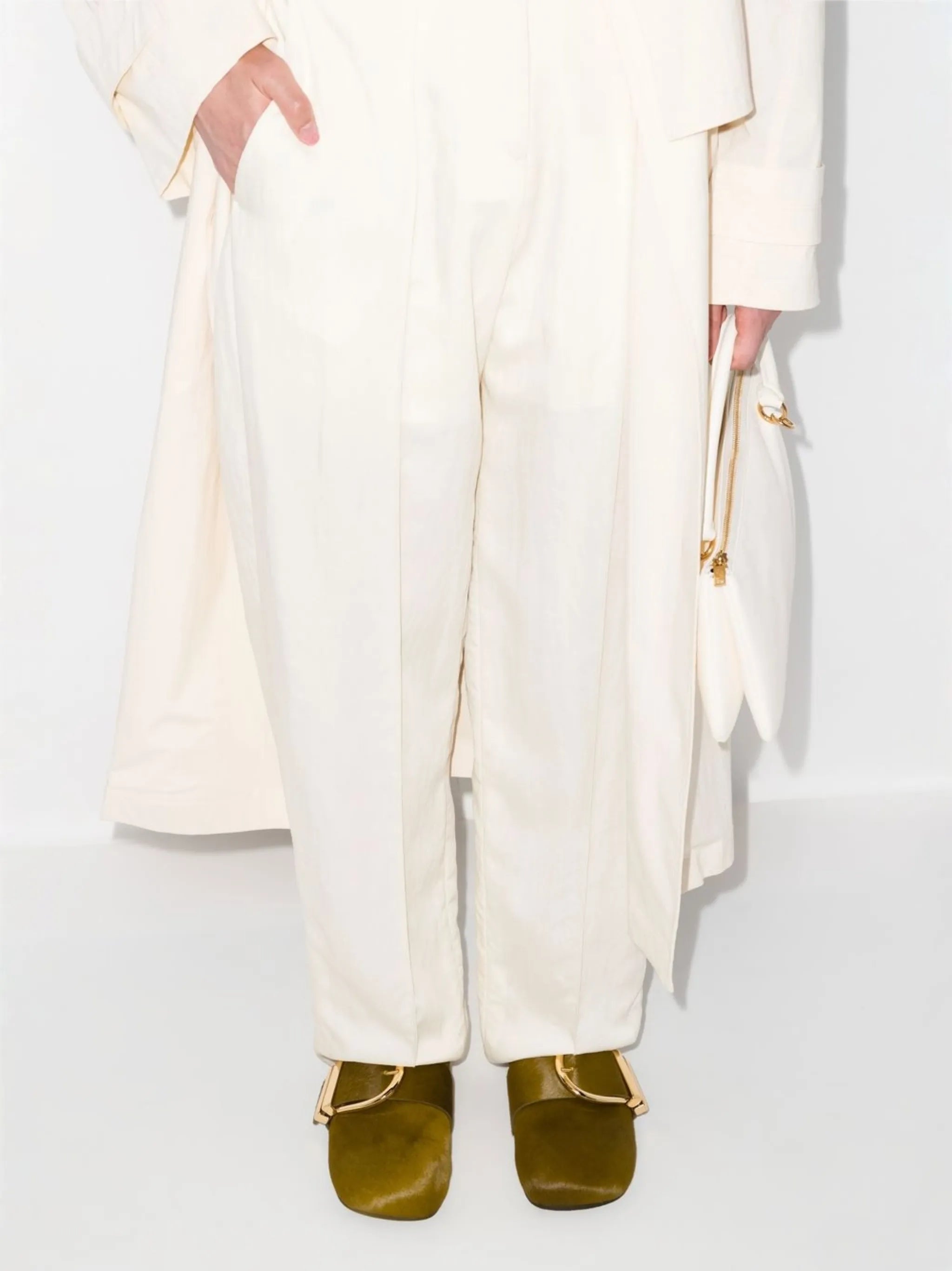 Downing buckle mules